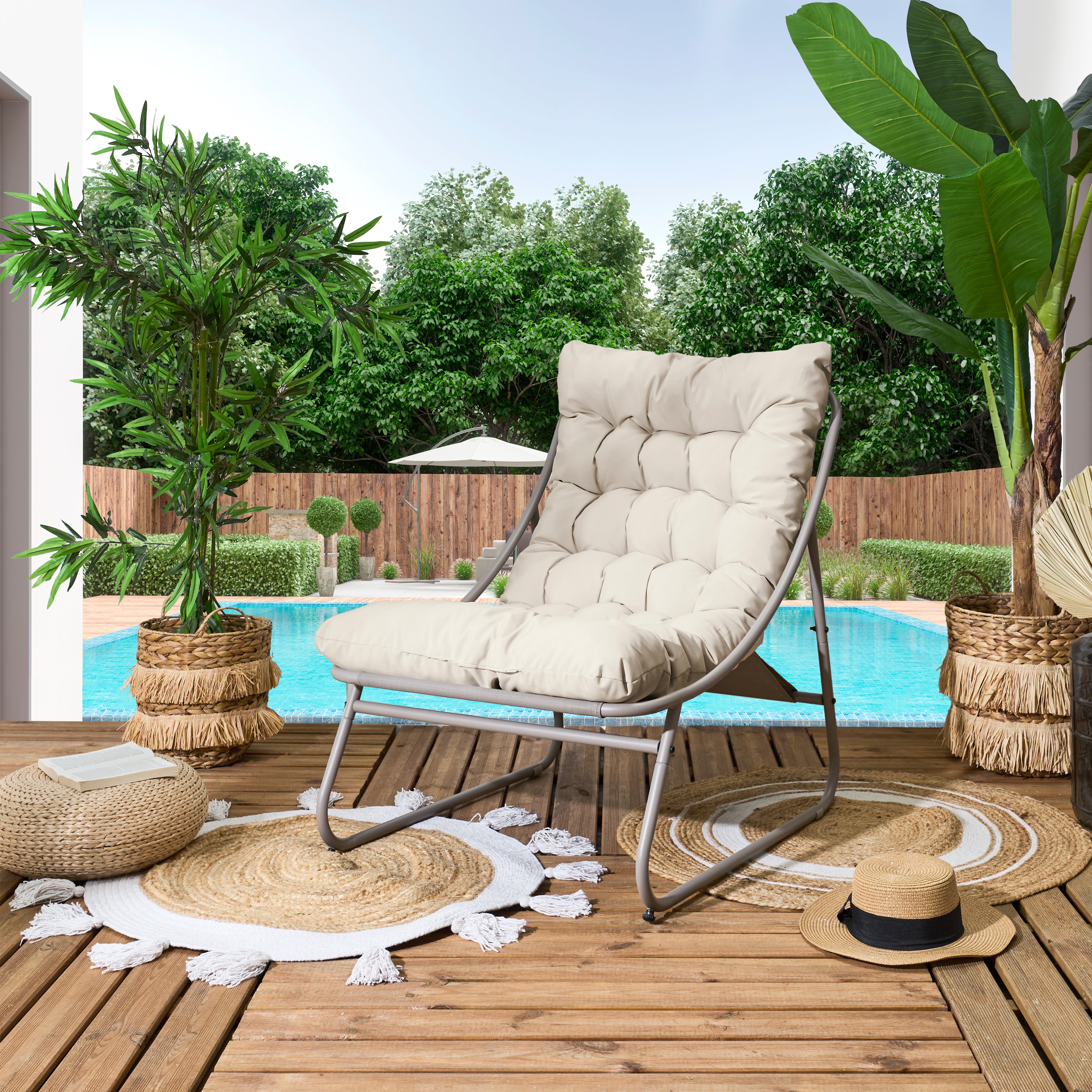 FAUTEUIL DOLCE VITA BEIGE