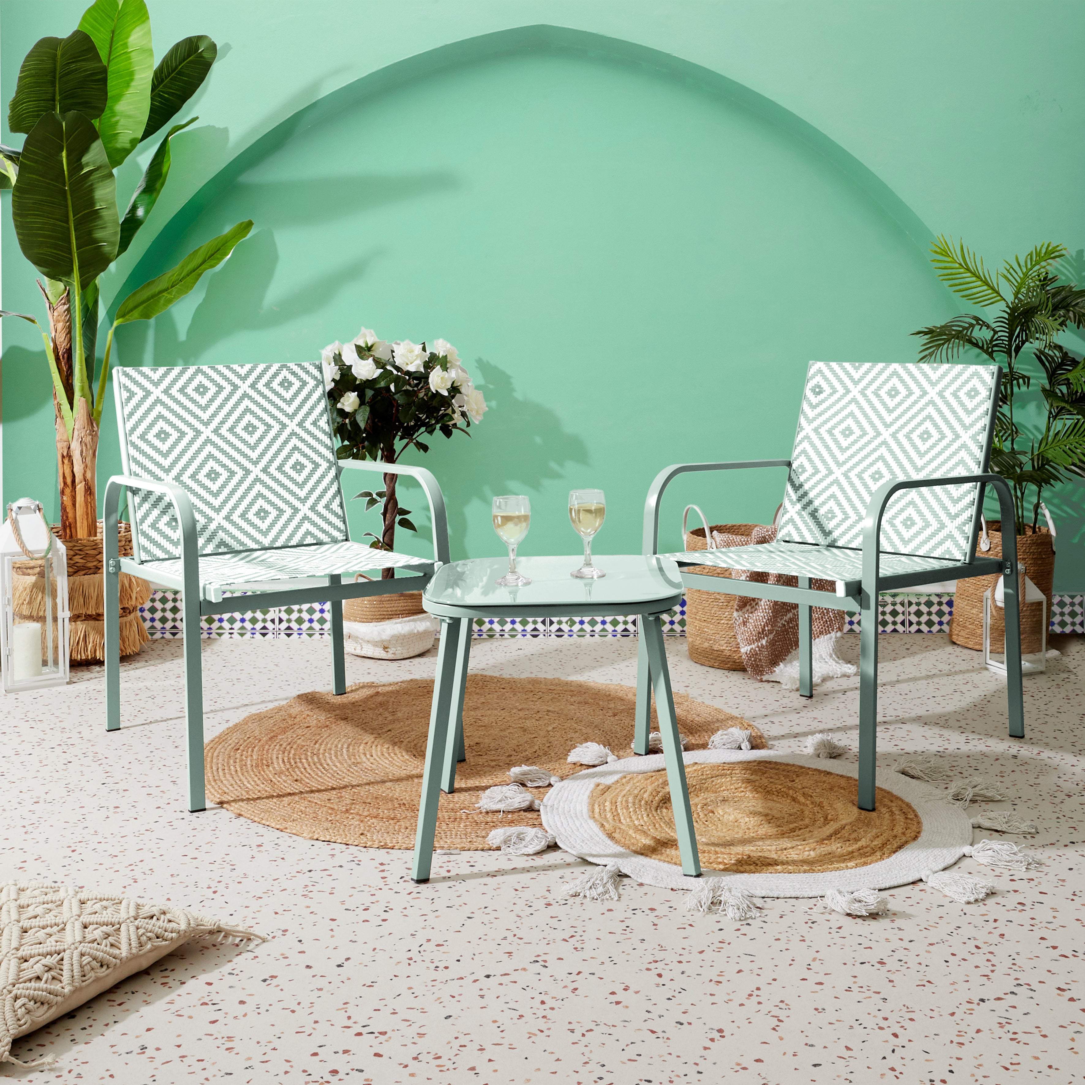 SALON DE JARDIN MEXICO VERT