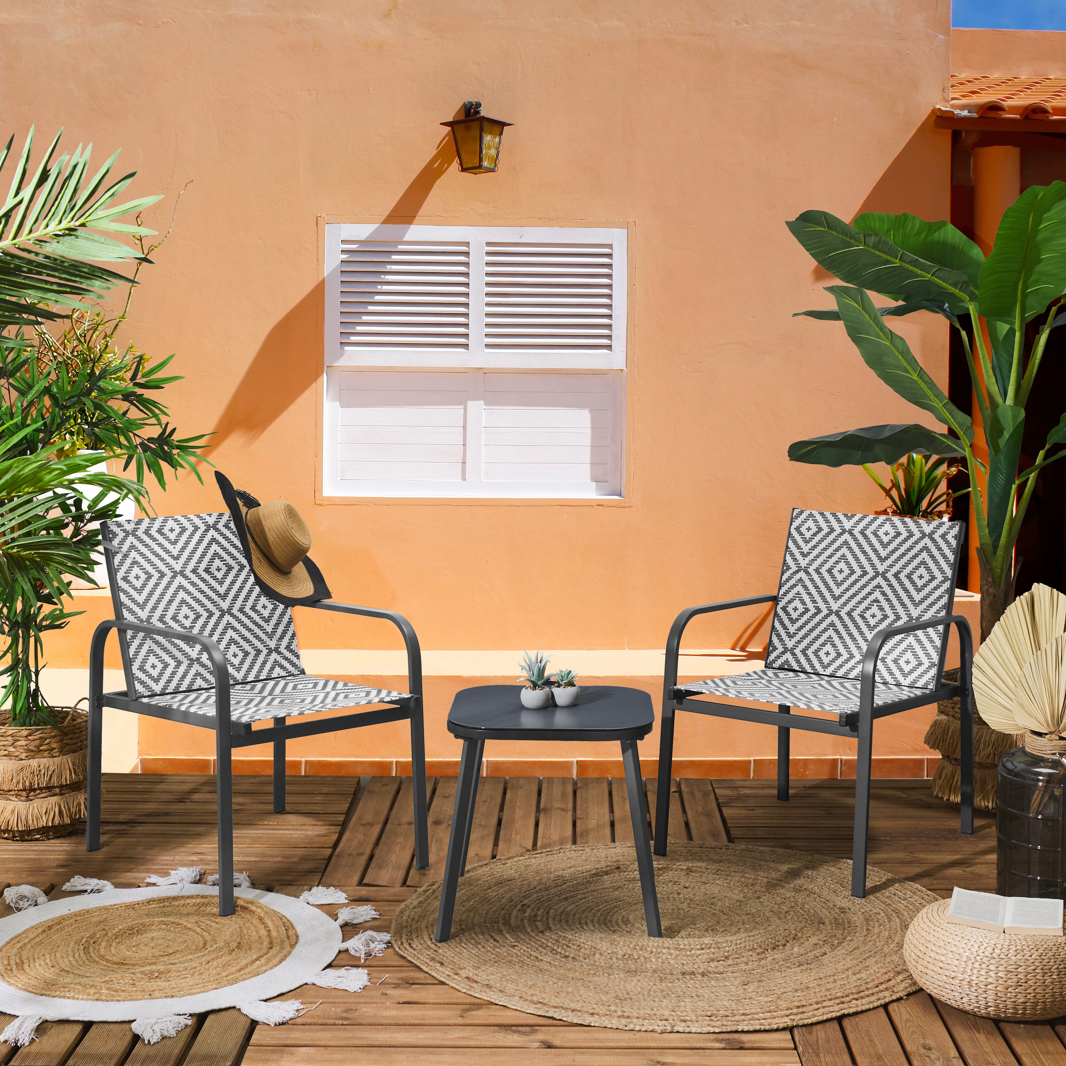 SALON DE JARDIN MEXICO GRIS
