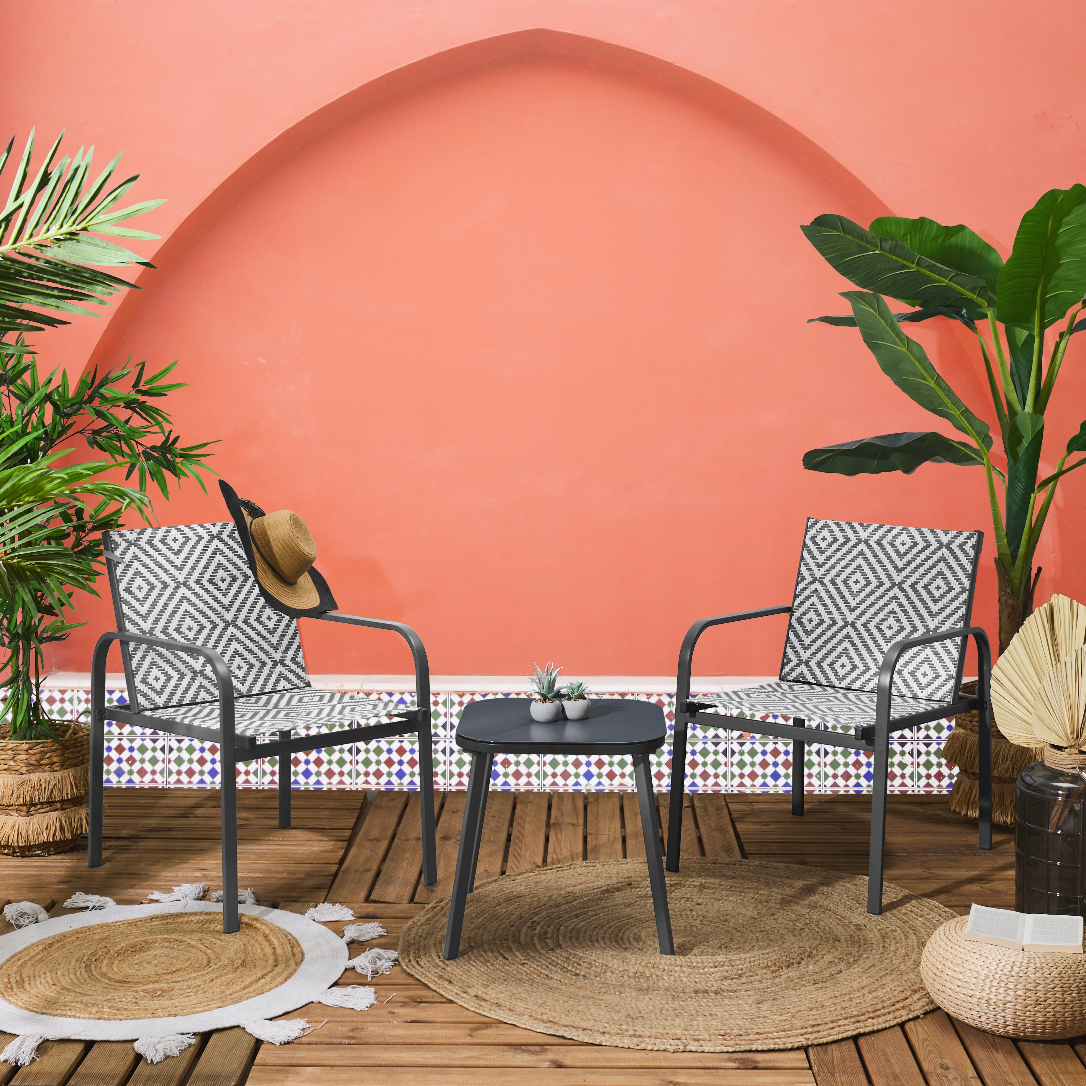 SALON DE JARDIN MEXICO GRIS