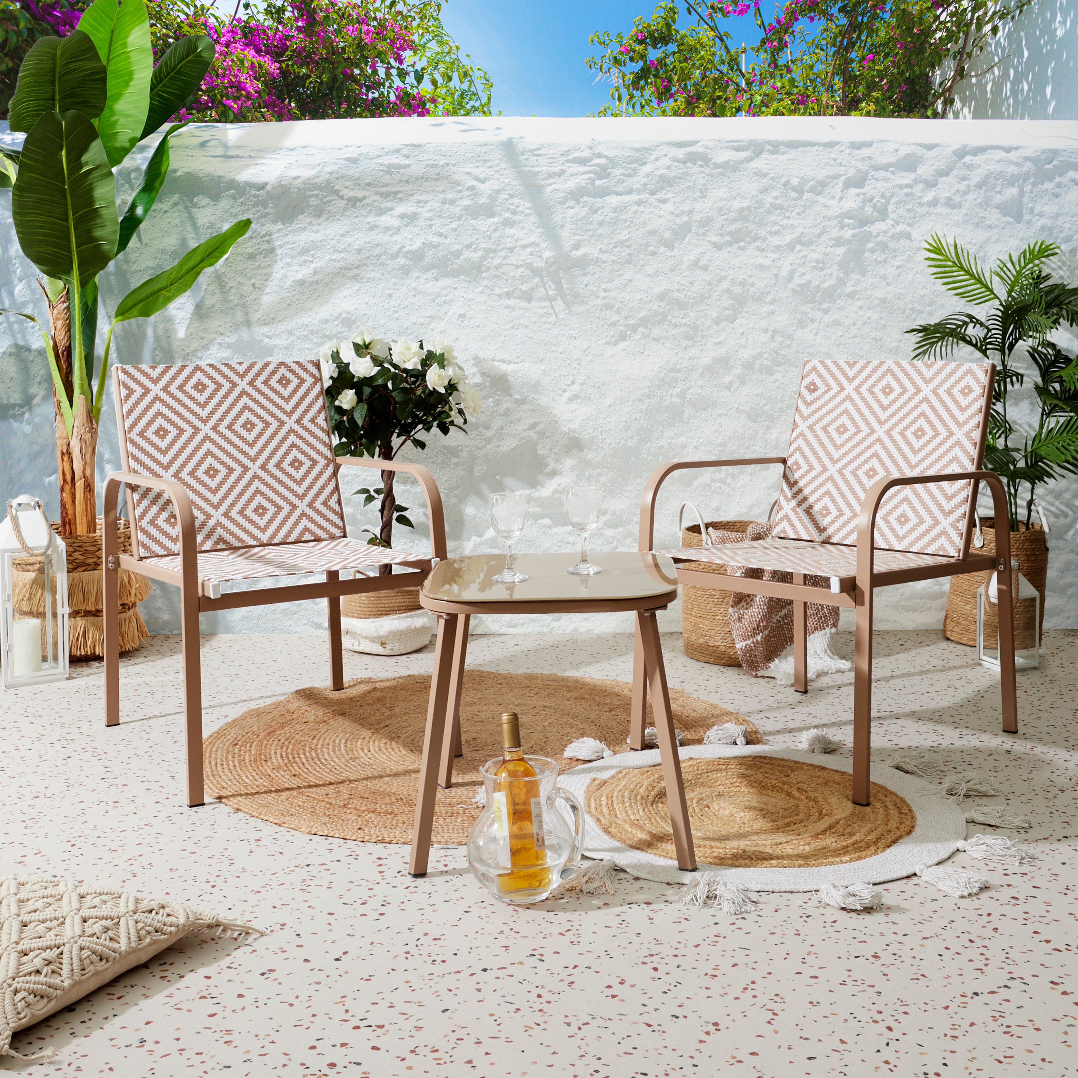 SALON DE JARDIN MEXICO BEIGE