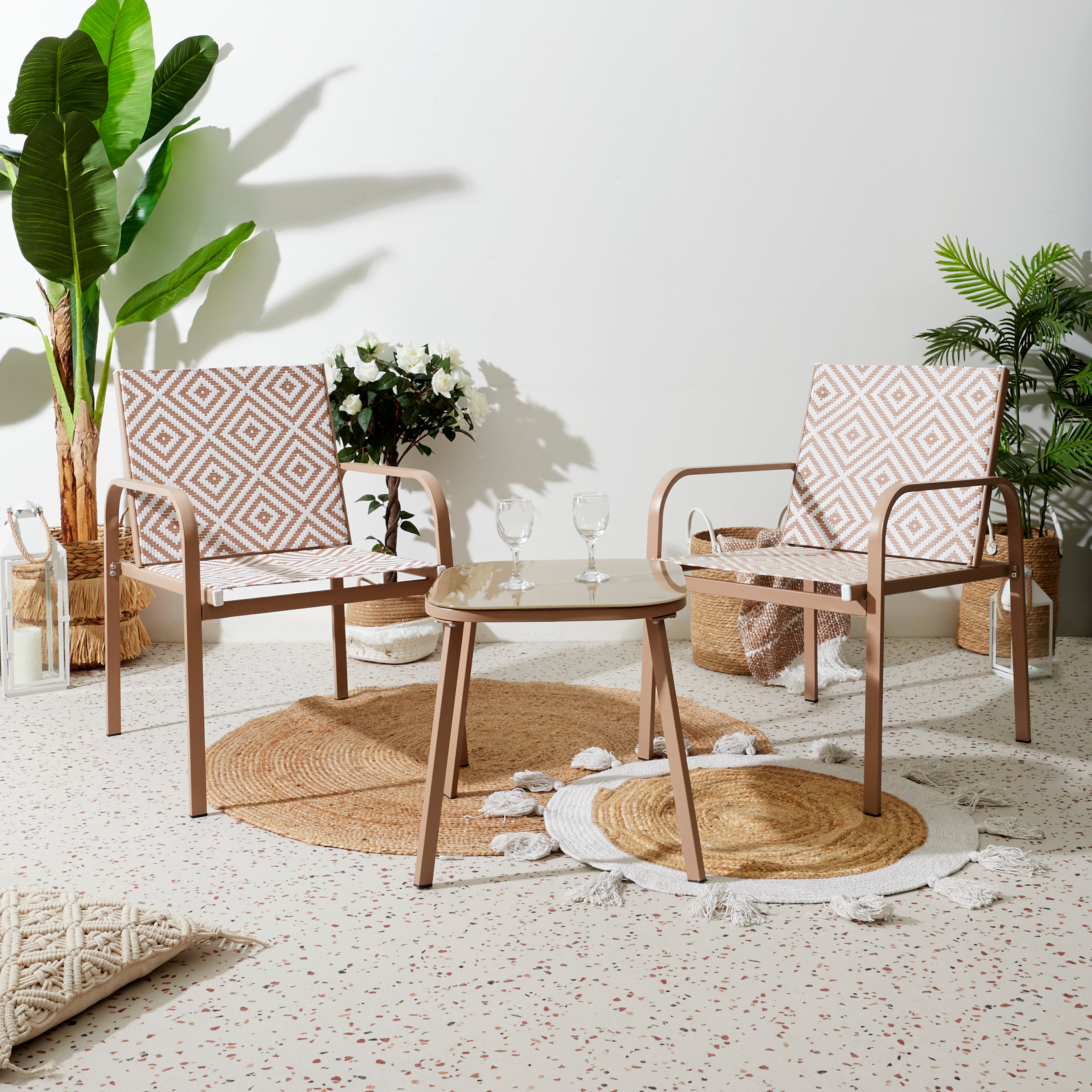 SALON DE JARDIN MEXICO BEIGE