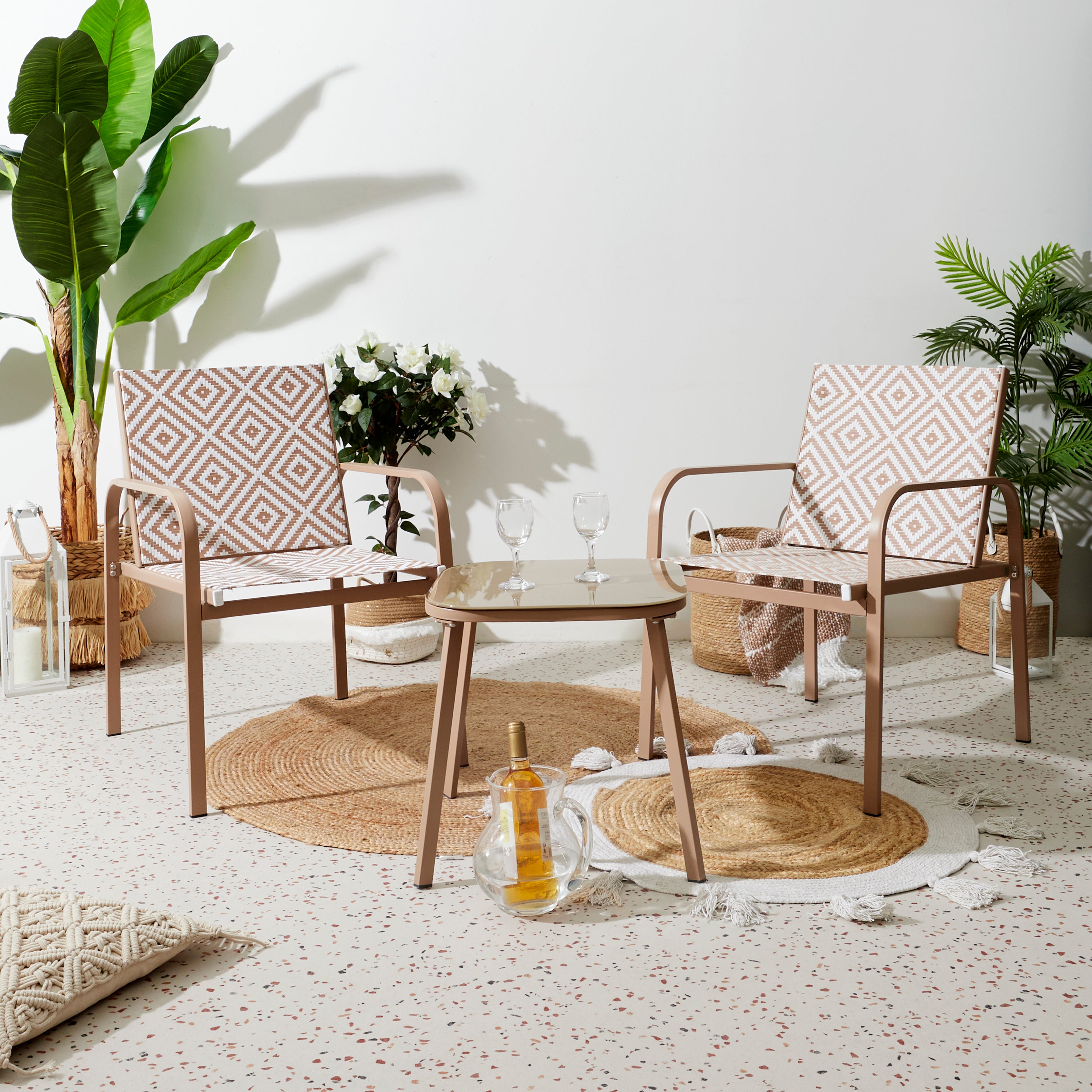 SALON DE JARDIN MEXICO BEIGE