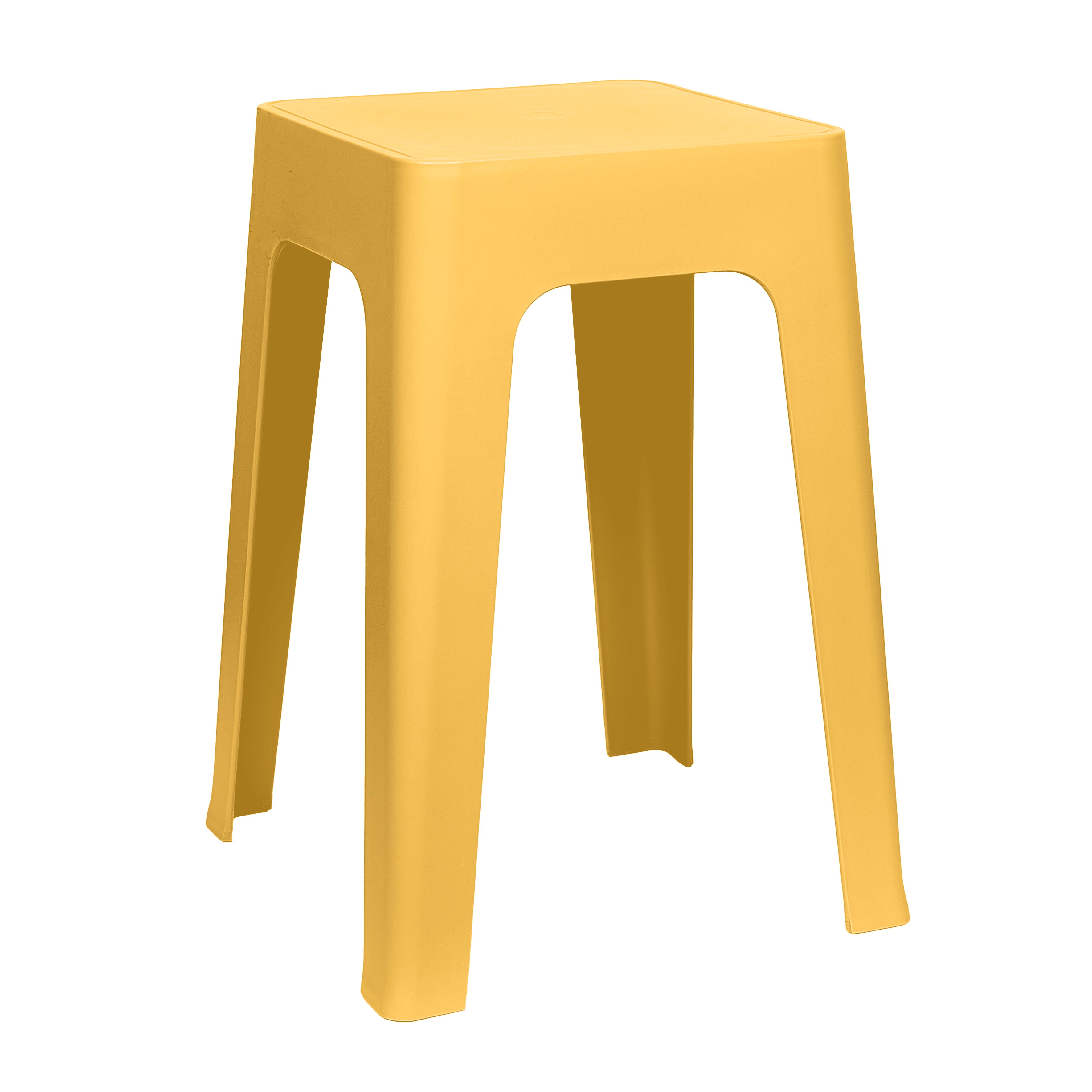 TABOURET PP EMPILABLE SPECTRA JAUNE