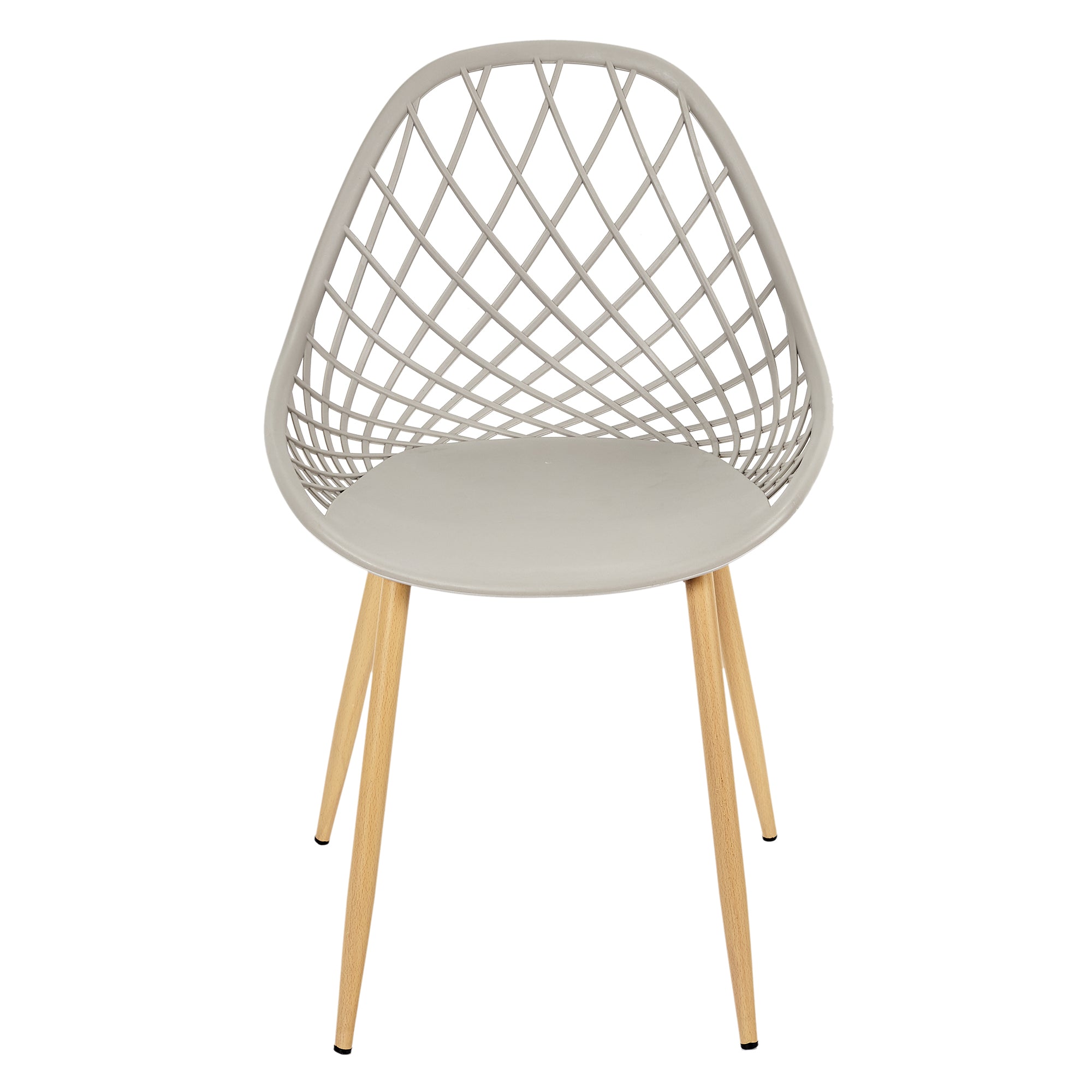 CHAISE EXTERIEUR PP MALAGA TAUPE - LOT DE 4