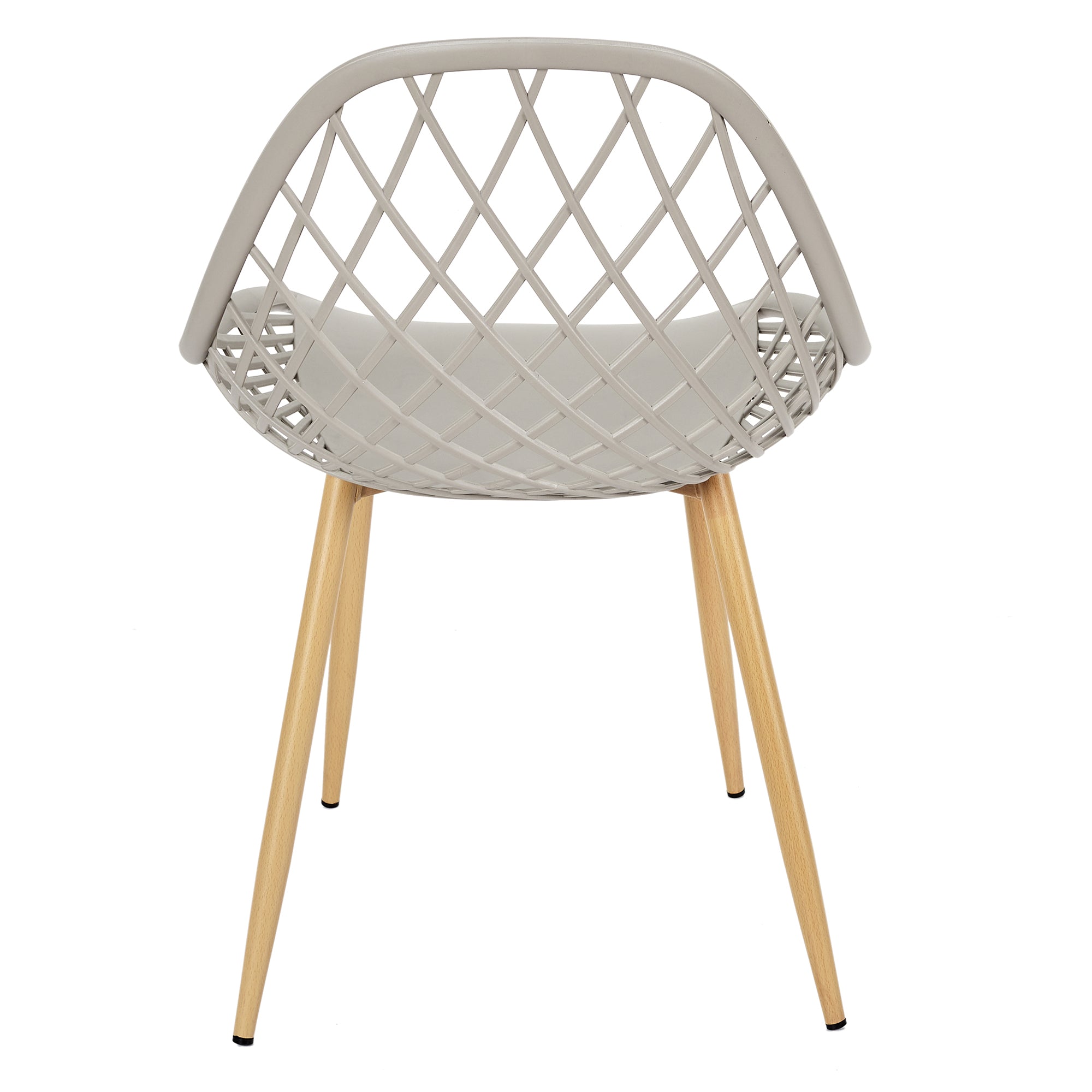 CHAISE EXTERIEUR PP MALAGA TAUPE - LOT DE 4