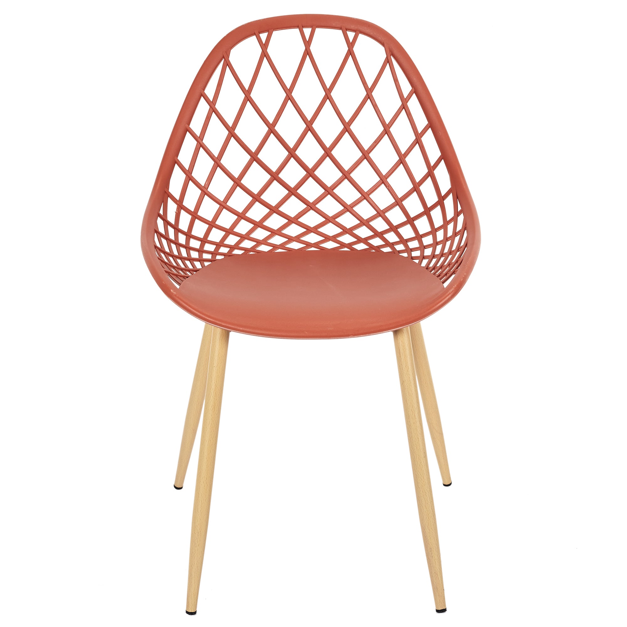 CHAISE EXTERIEUR PP MALAGA TERRACOTTA - LOT DE 4