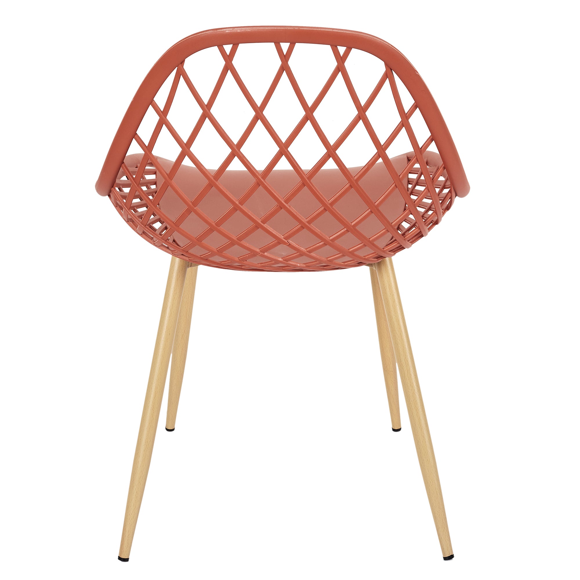 CHAISE EXTERIEUR PP MALAGA TERRACOTTA - LOT DE 4
