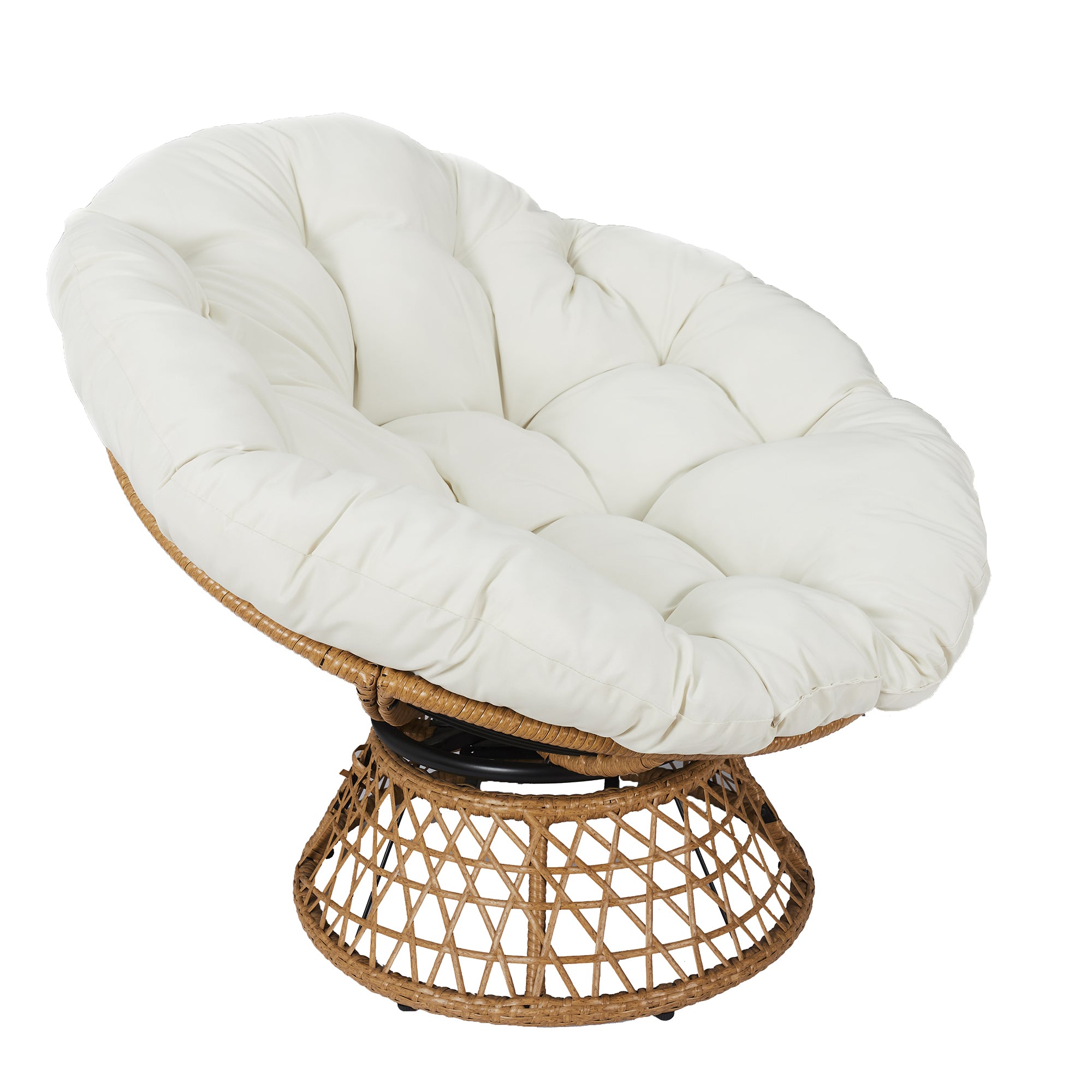 FAUTEUIL CANCUN COUSSIN BLANC