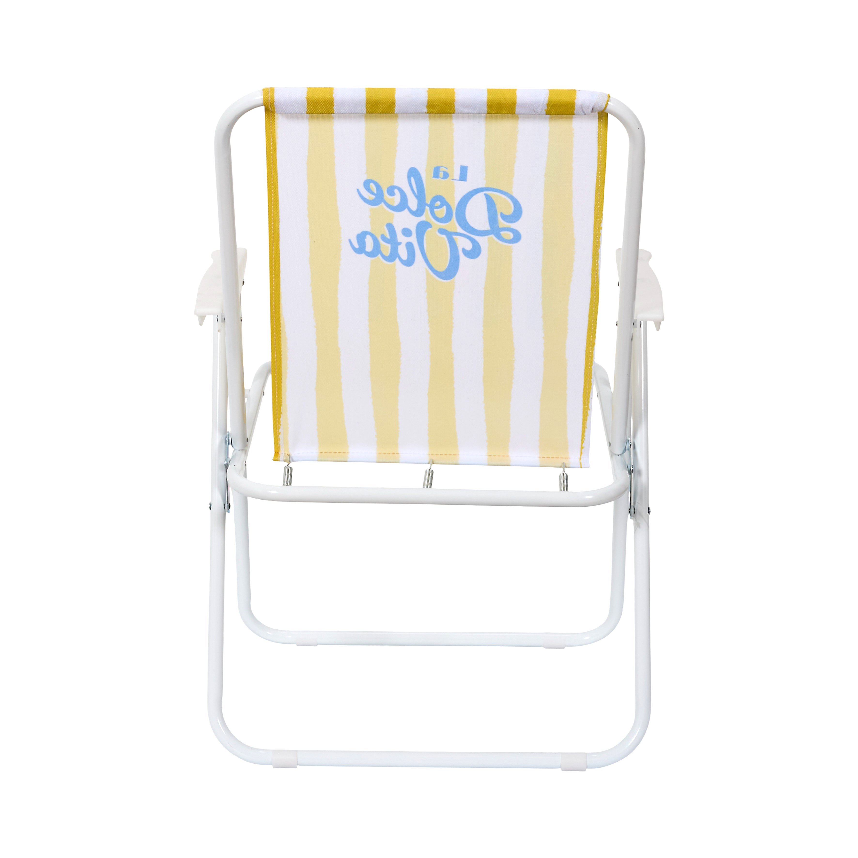 CHAISE PLIANTE DOLCE VITA JAUNE