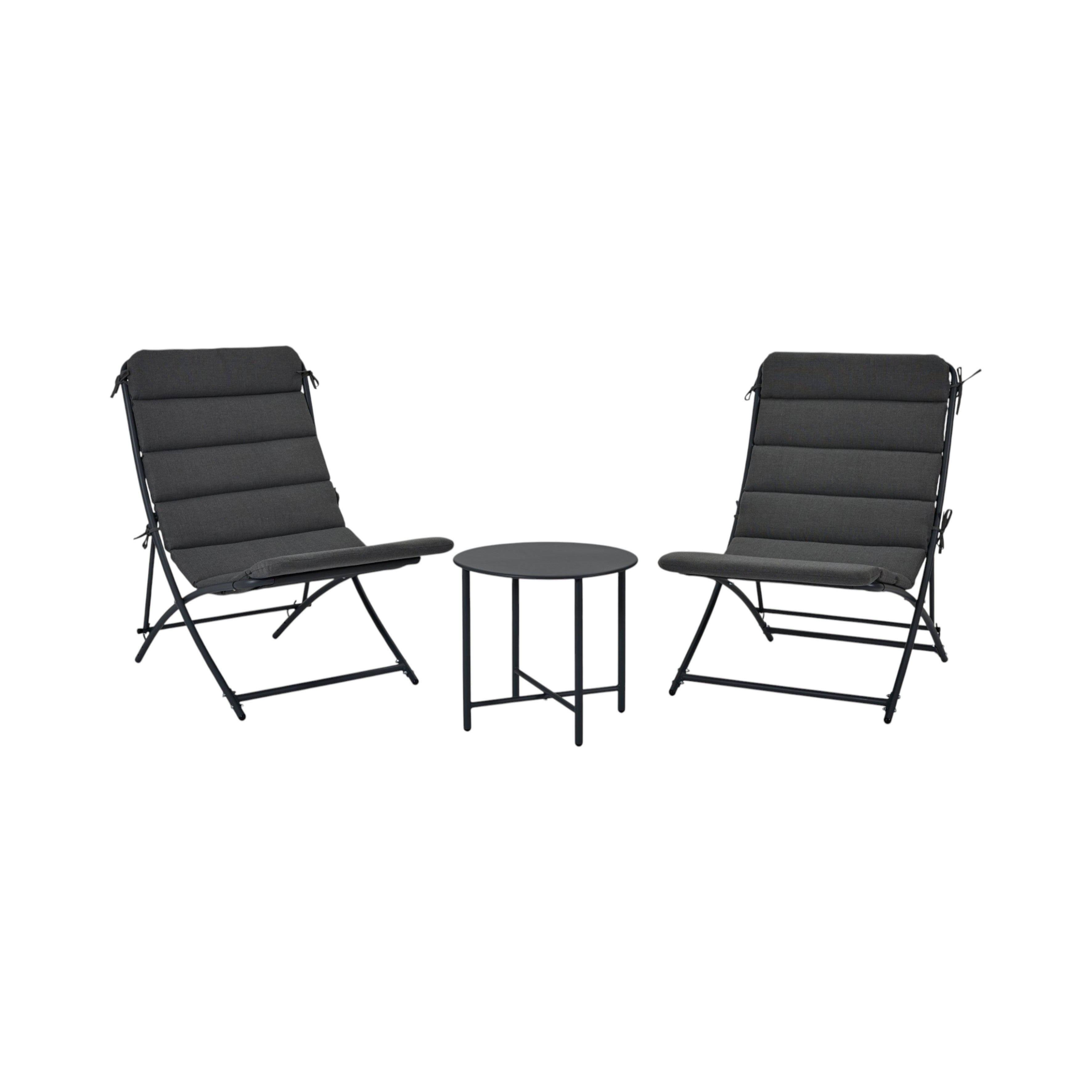 SALON DE JARDIN ARICA GRIS 3PCS