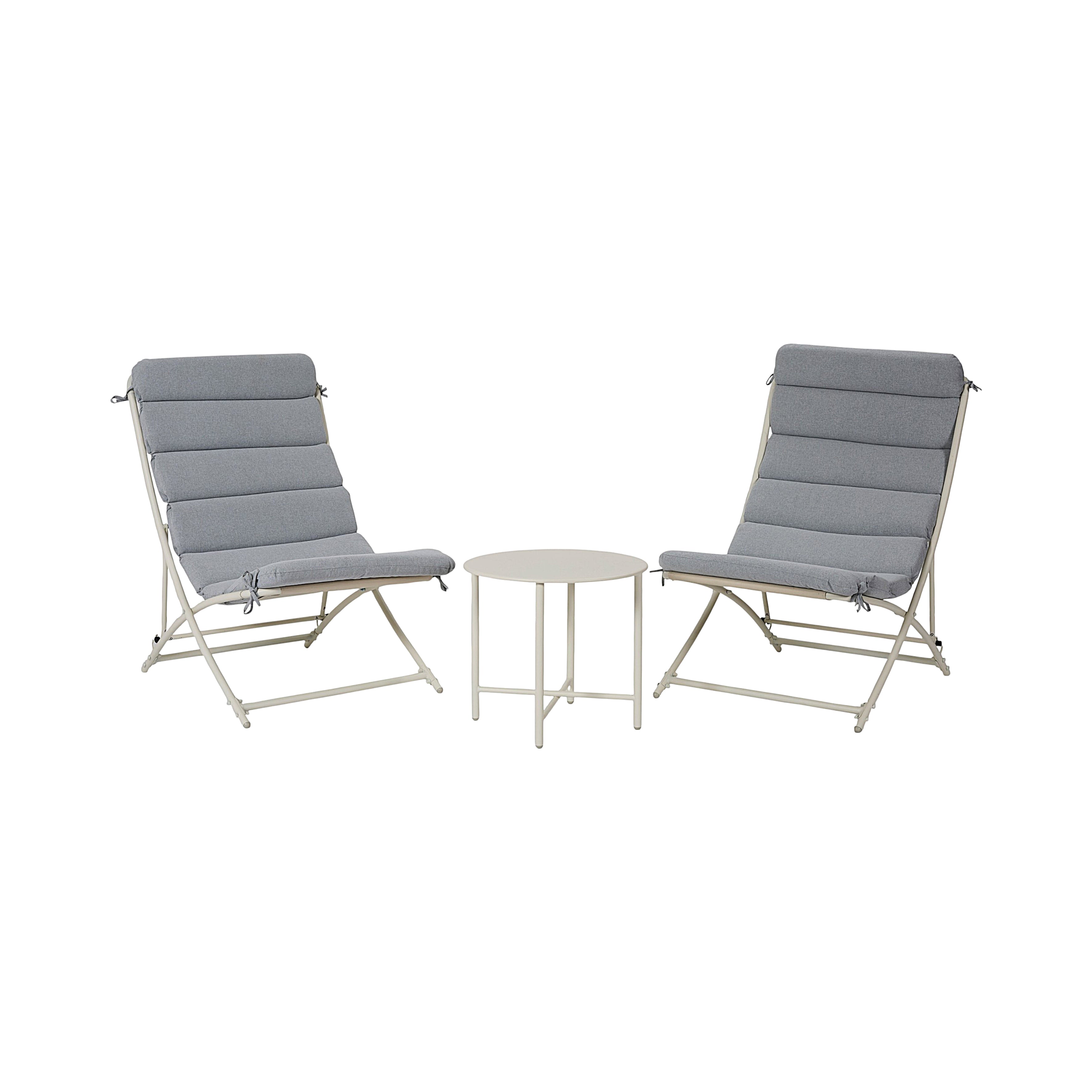 SALON DE JARDIN ARICA BEIGE 3PCS