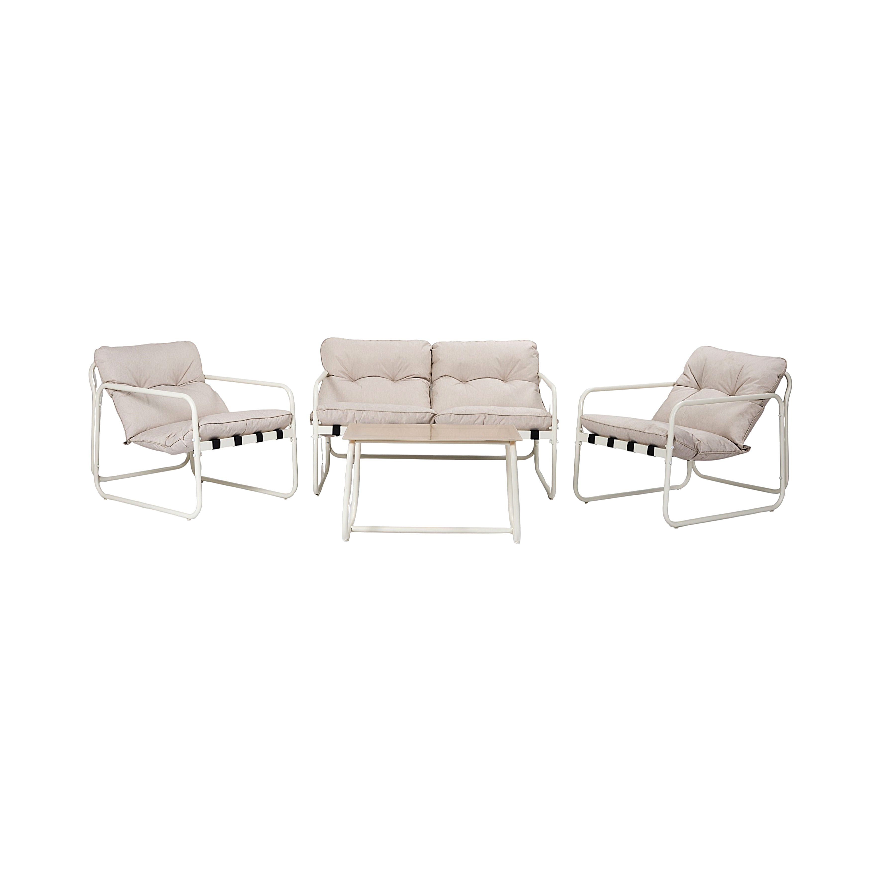 SALON DE JARDIN ARUBA 4PCS
