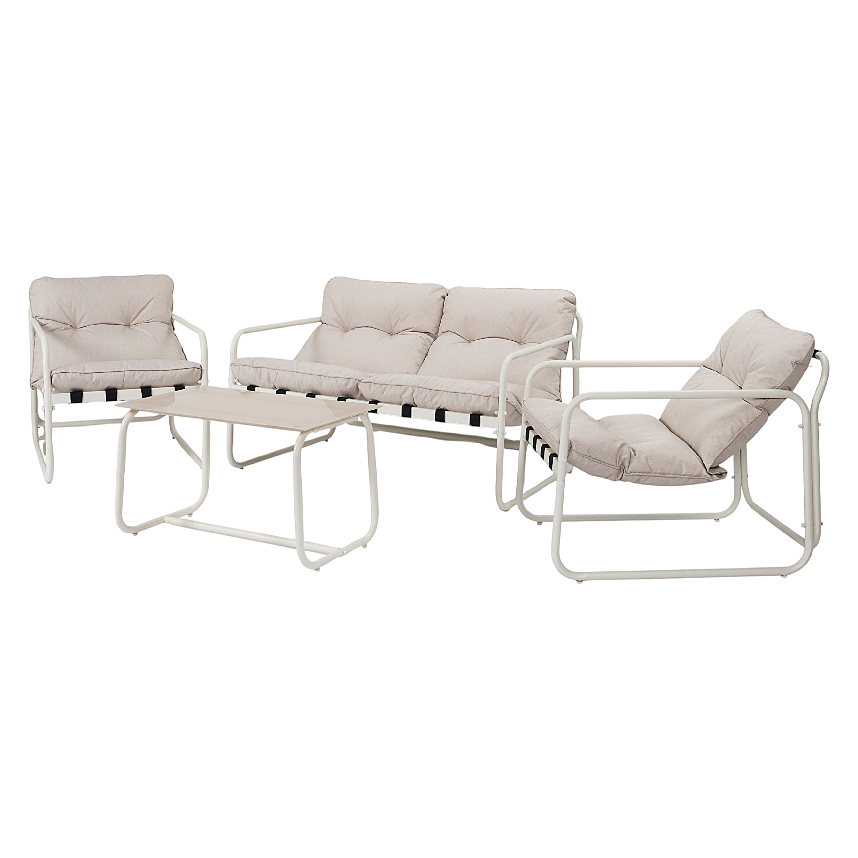 SALON DE JARDIN ARUBA 4PCS