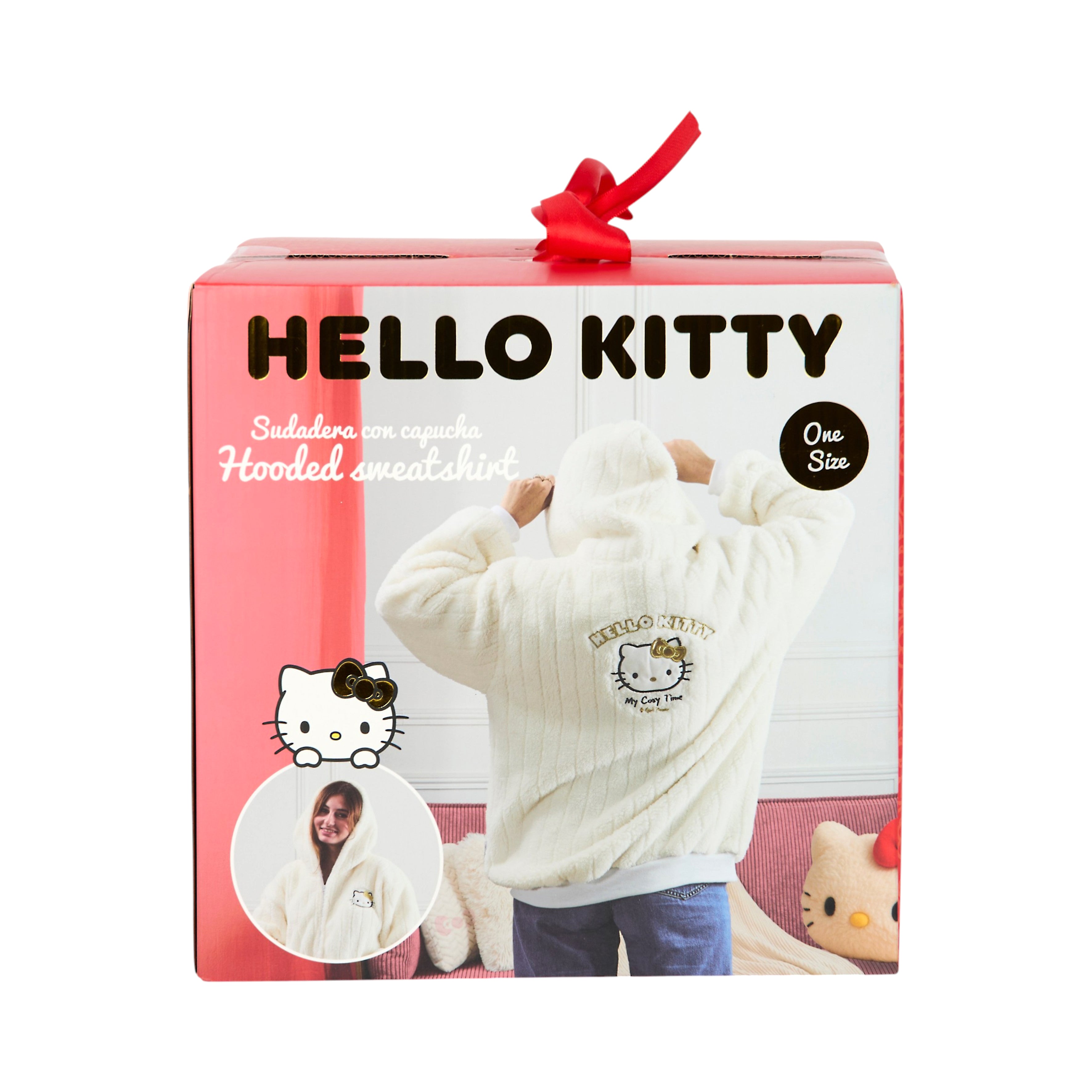 SWEAT A CAPUCHE HELLO KITTY