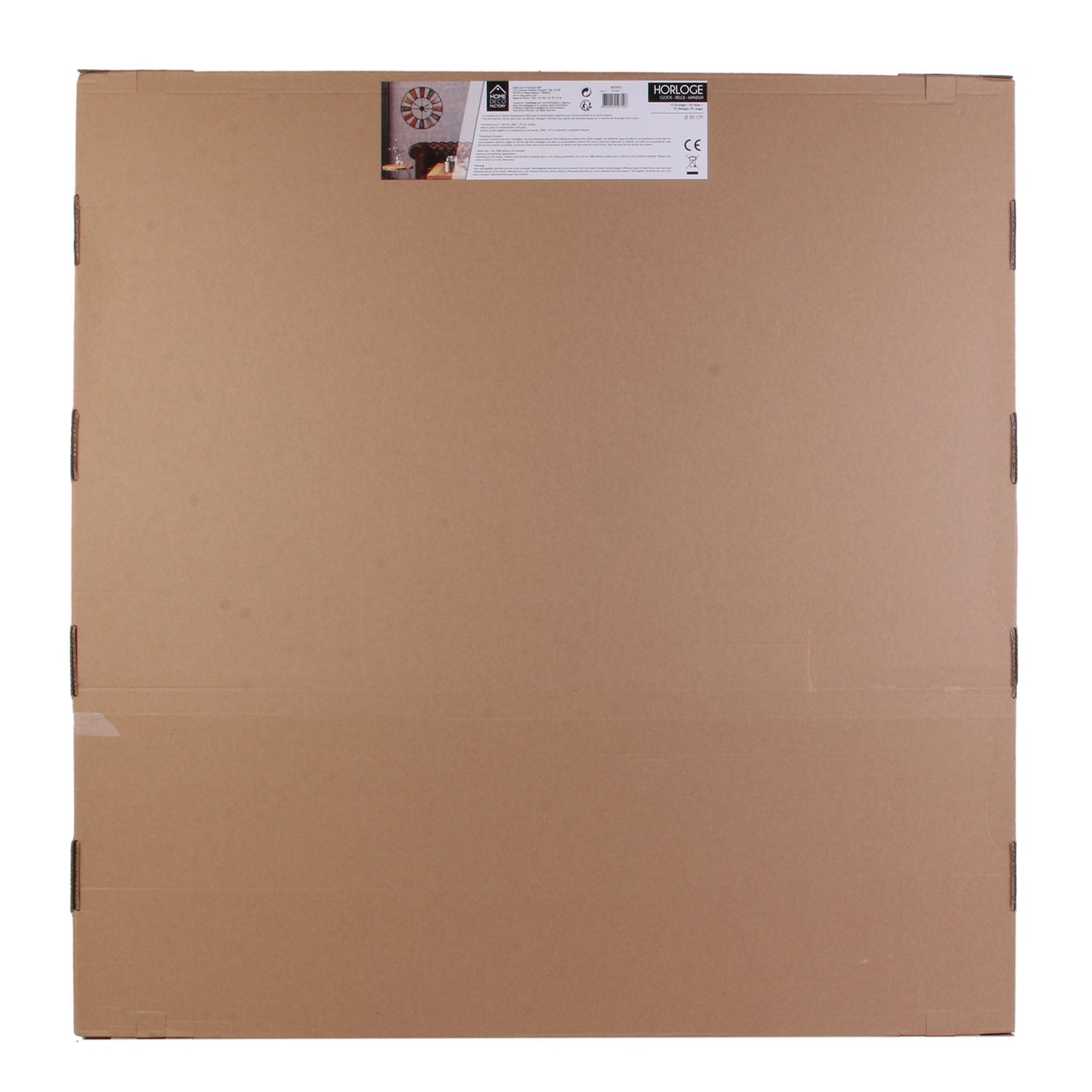 HORLOGE RECYCLERIE 80CM A PILE