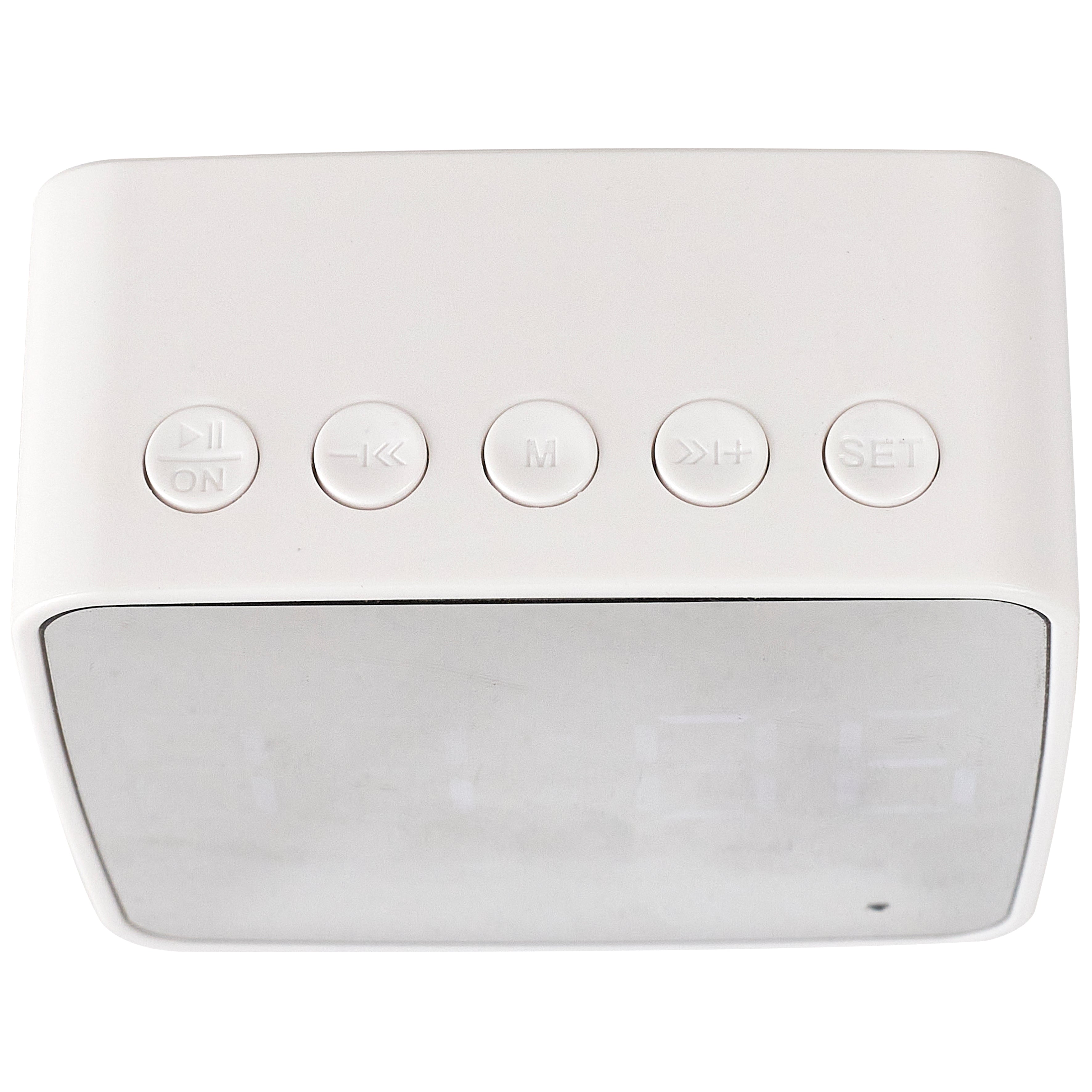 REVEIL MIROIR ENCEINTE SANS FIL 3W