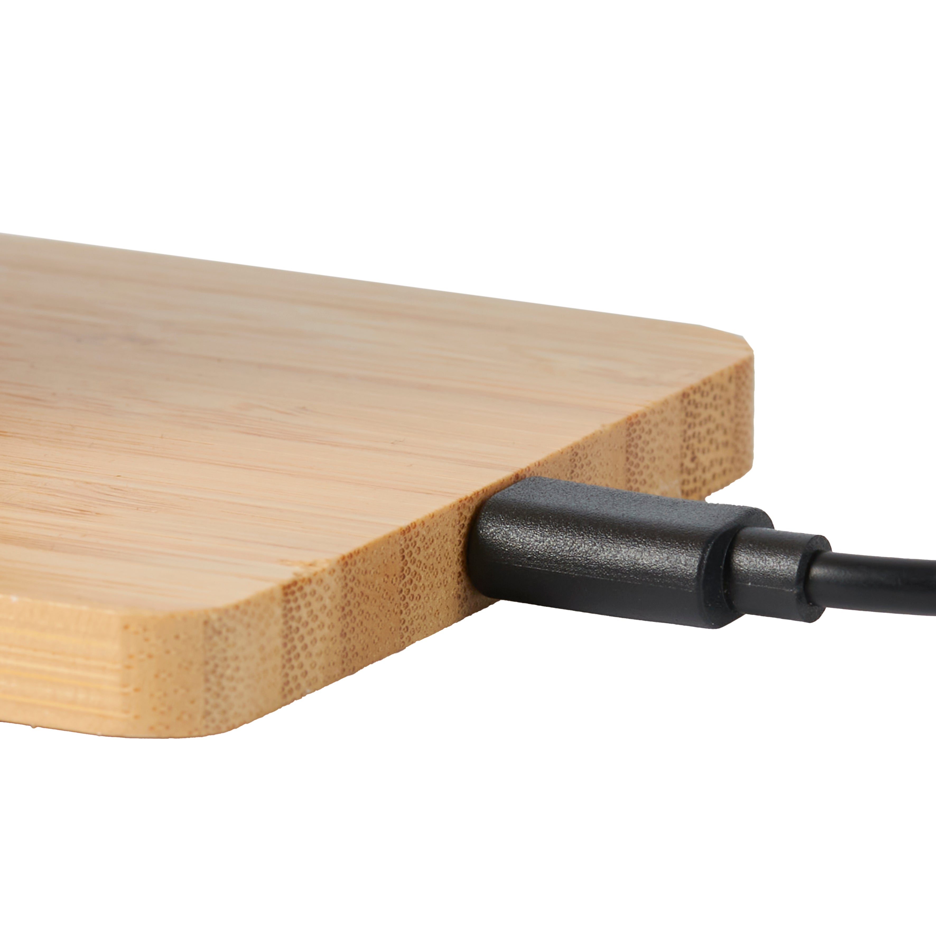 SUPPORT CHARGEUR A INDUCTION BOIS 15W