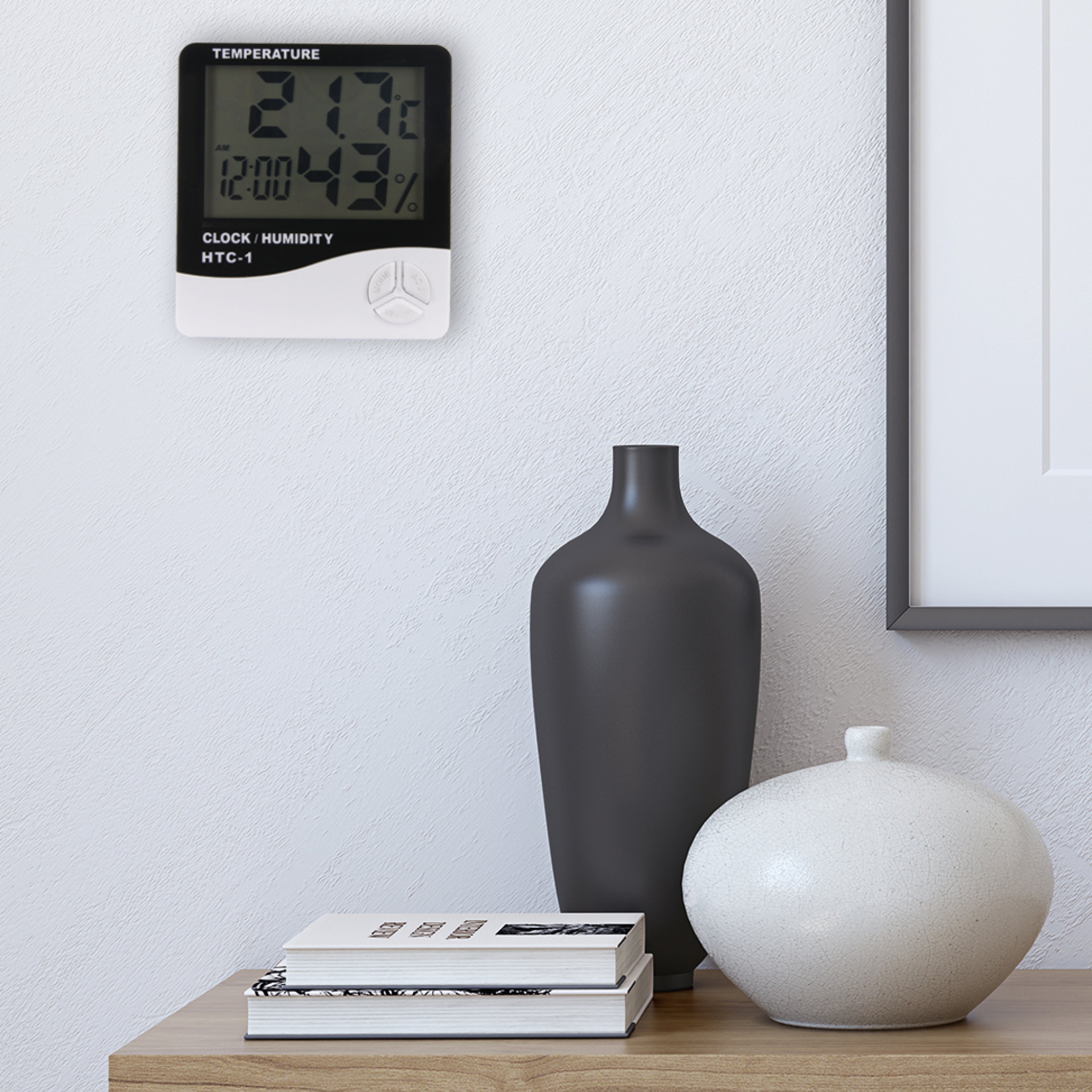 STATION THERMOMETRE ET HYGROMETRE INTERIEUR