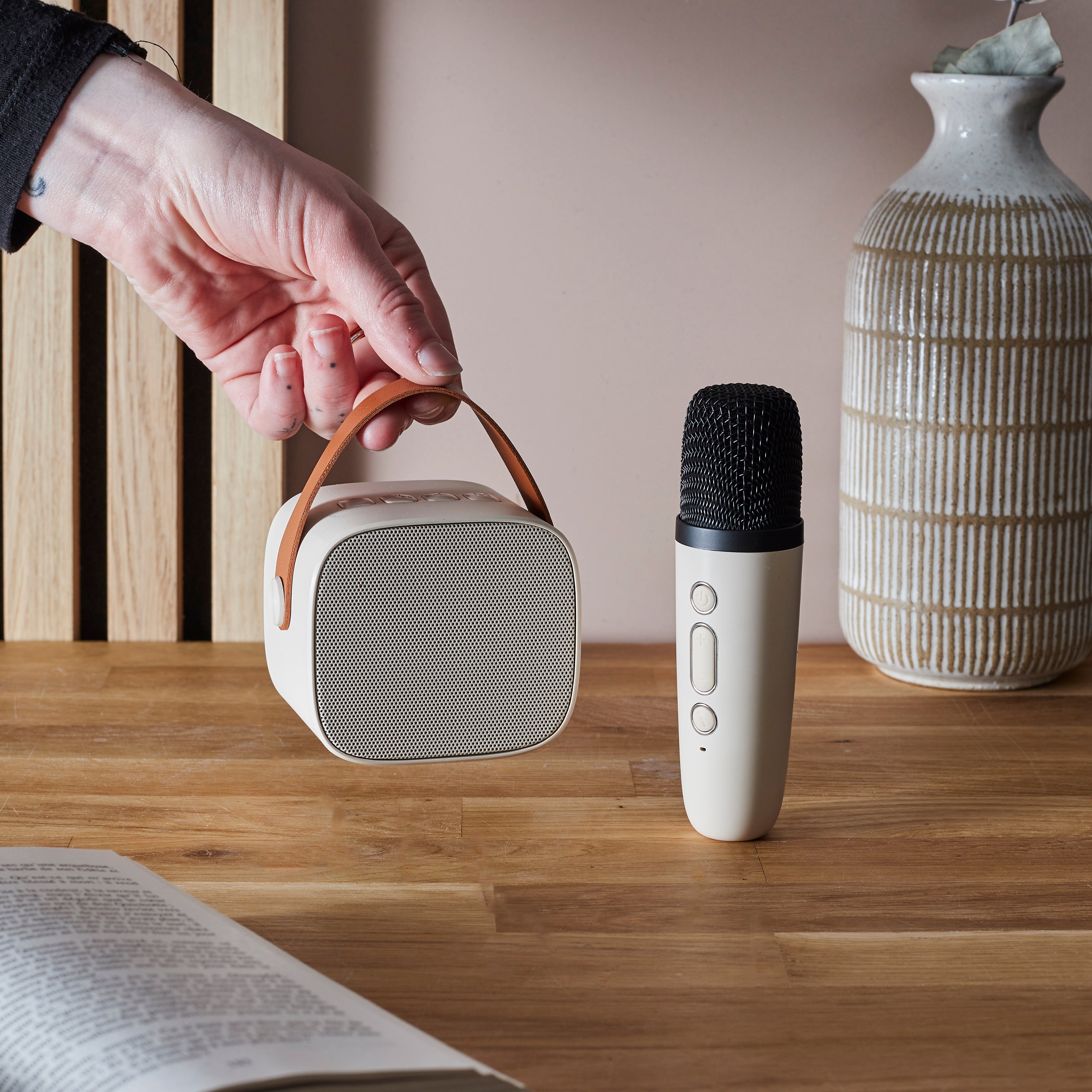 ENCEINTE ET MICRO KARAOKE DESIGN 5W