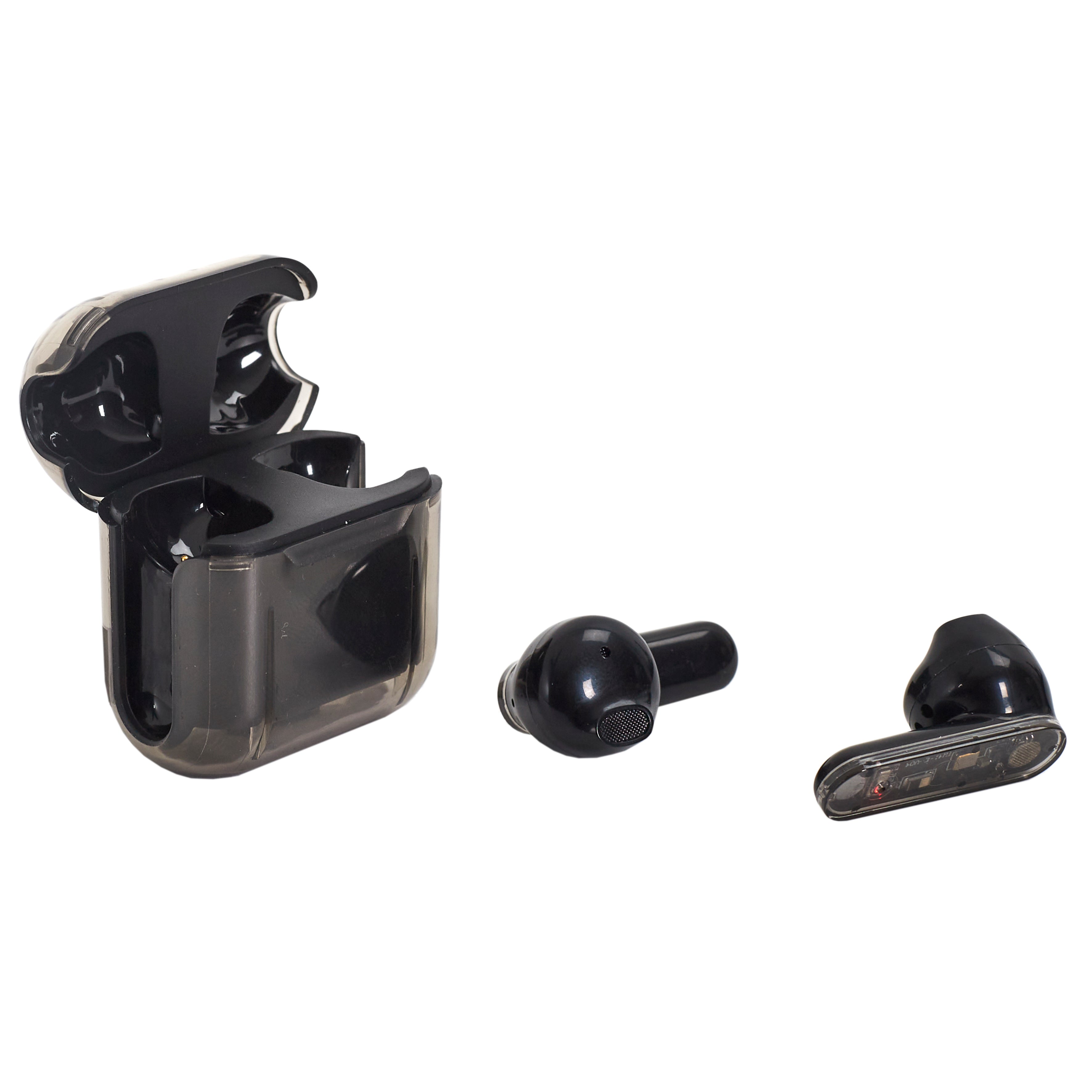 ECOUTEURS SANS FIL TRANSPARENT LED
