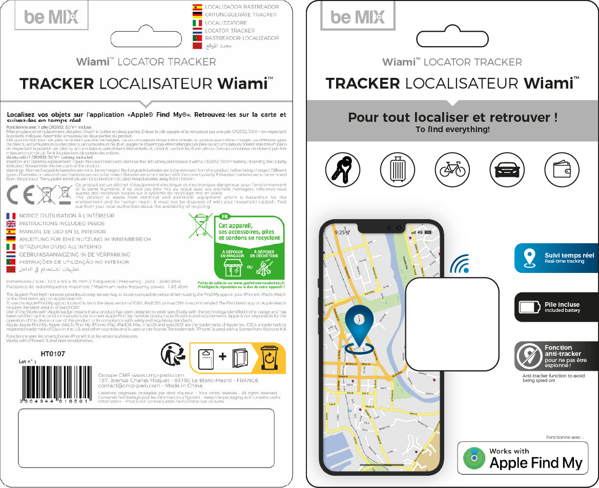 TRACKER LOCALISATEUR NOIR