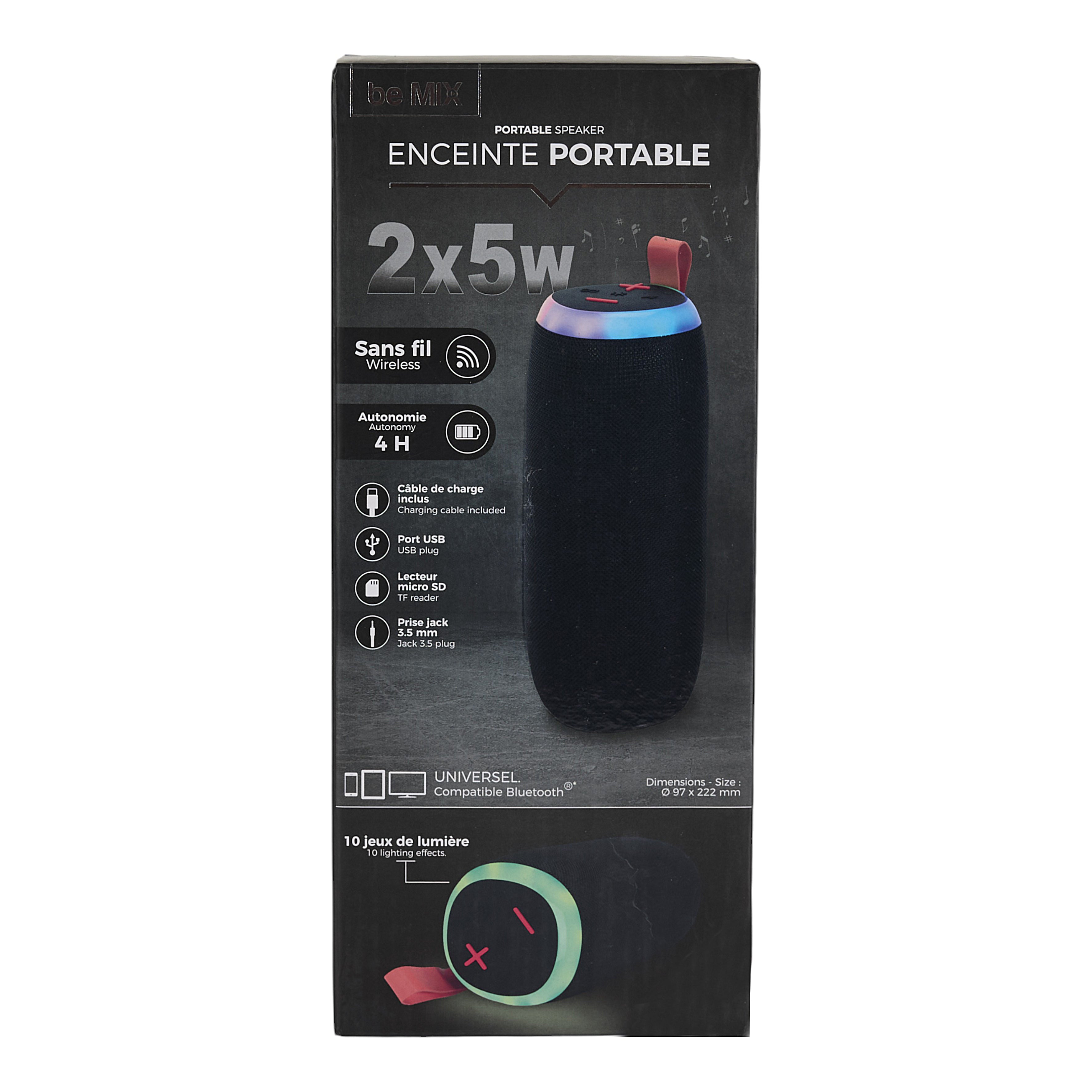 ENCEINTE PORTATIVE 2X5W
