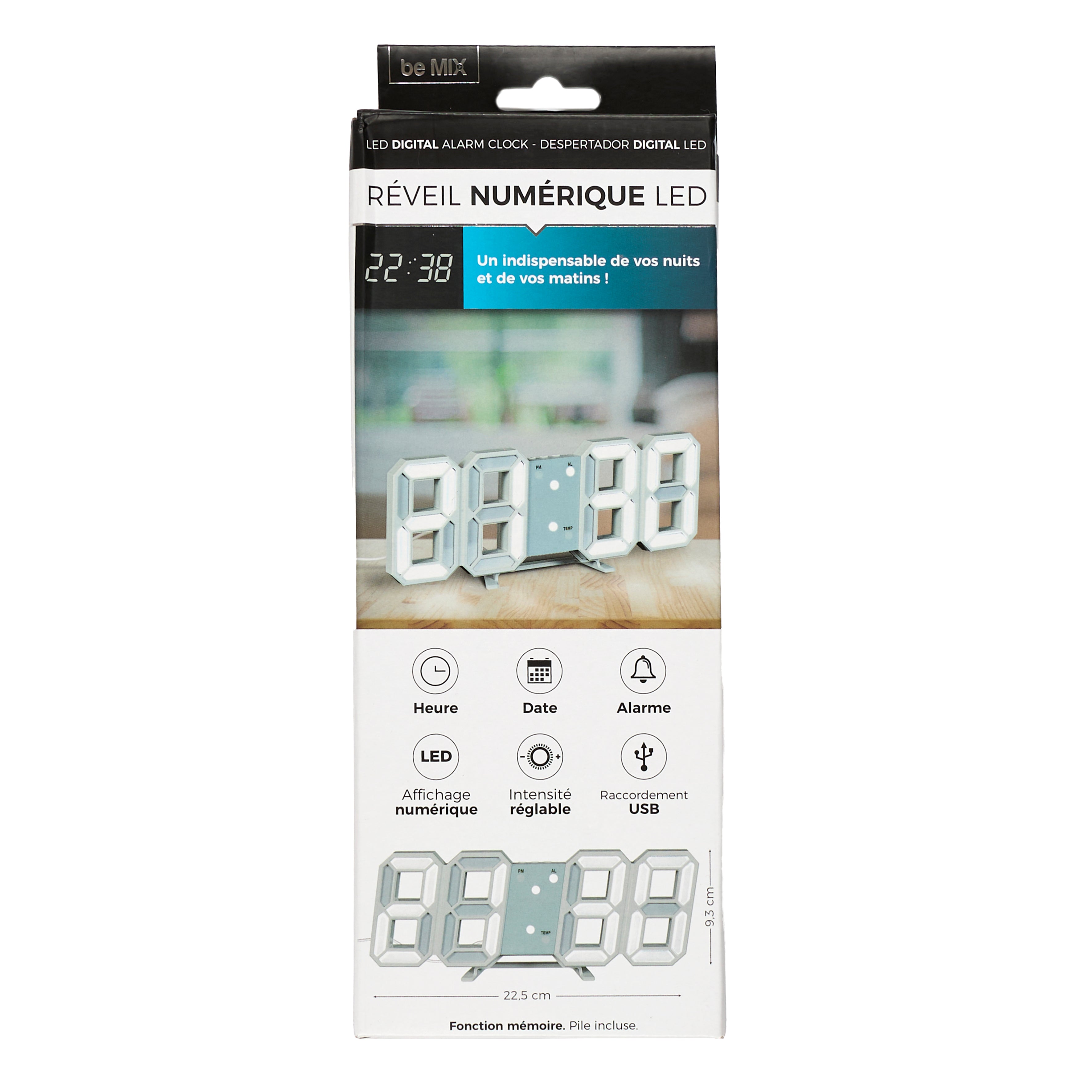 REVEIL NUMERIQUE LED 3D
