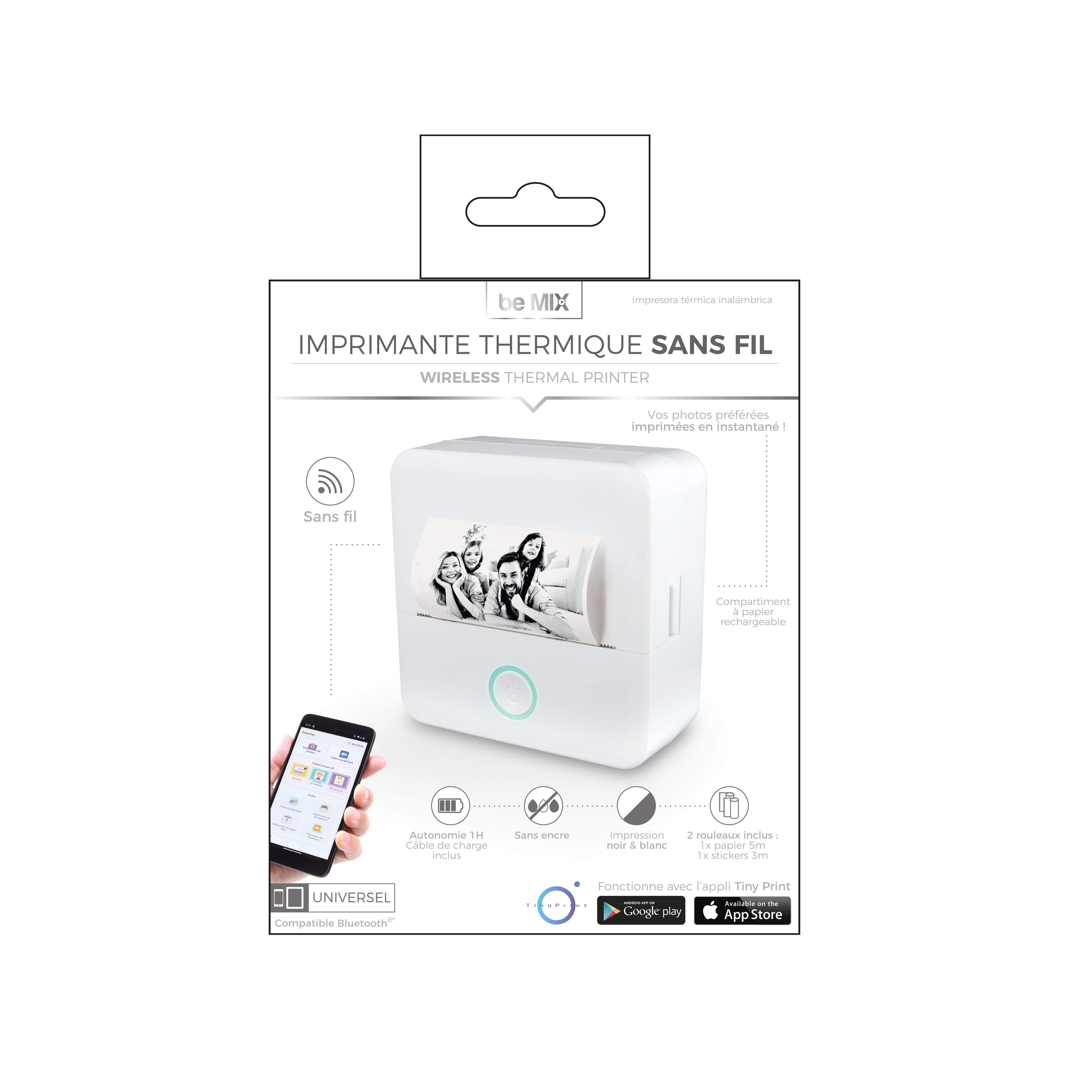 MINI IMPRIMANTE NOIR ET BLANC