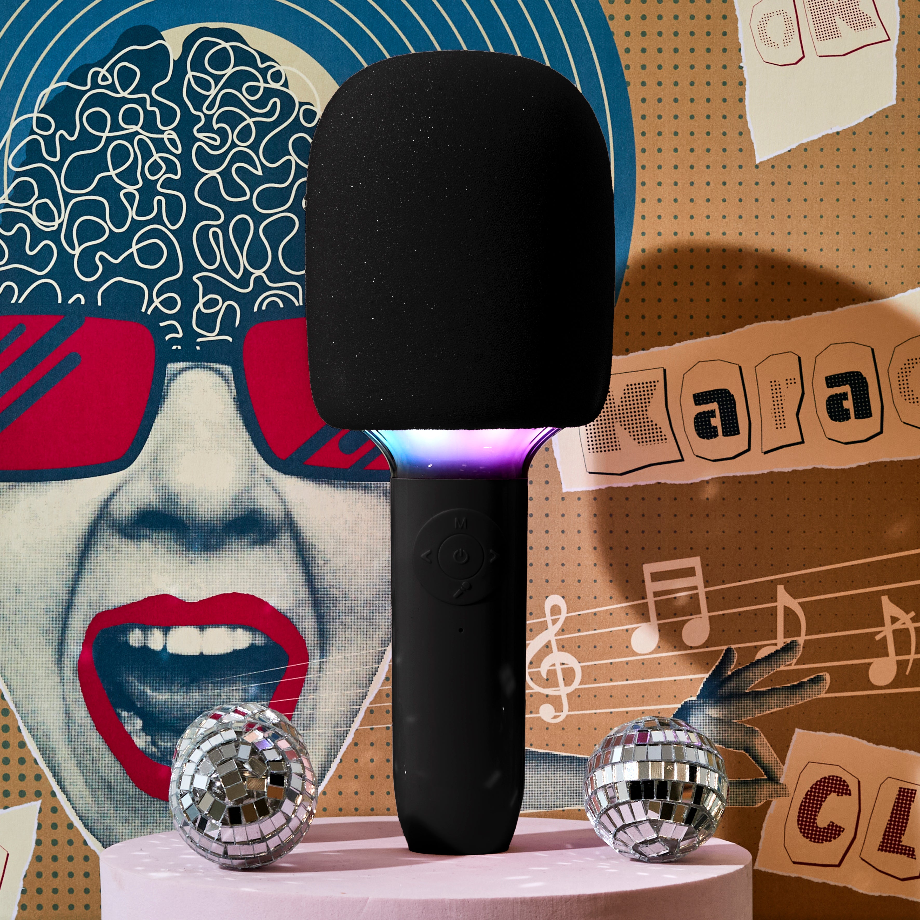 ENCEINTE MICRO KARAOKE LUMINEUX 5W
