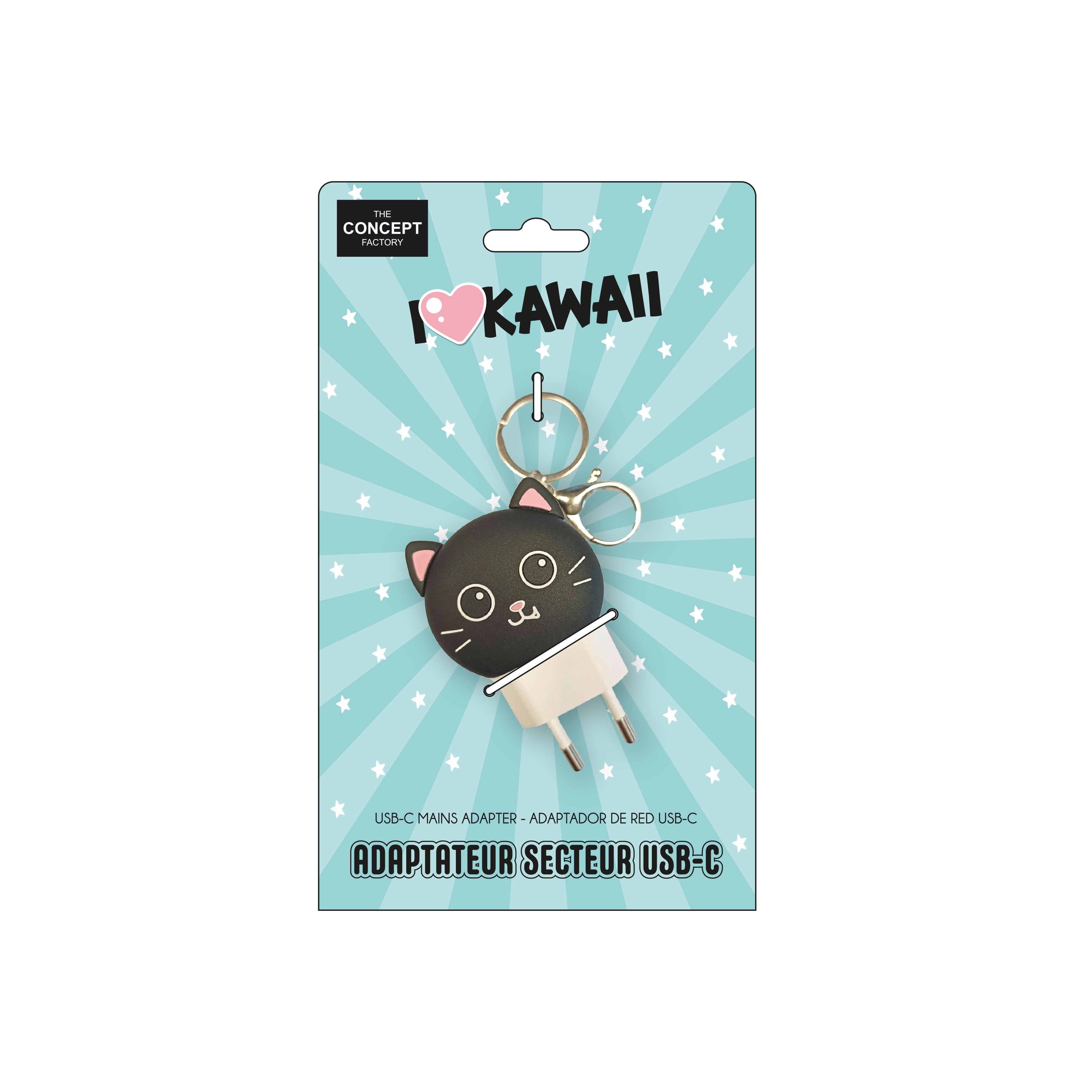 ADAPTATEUR DE CHARGE 20W CHAT KAWAII