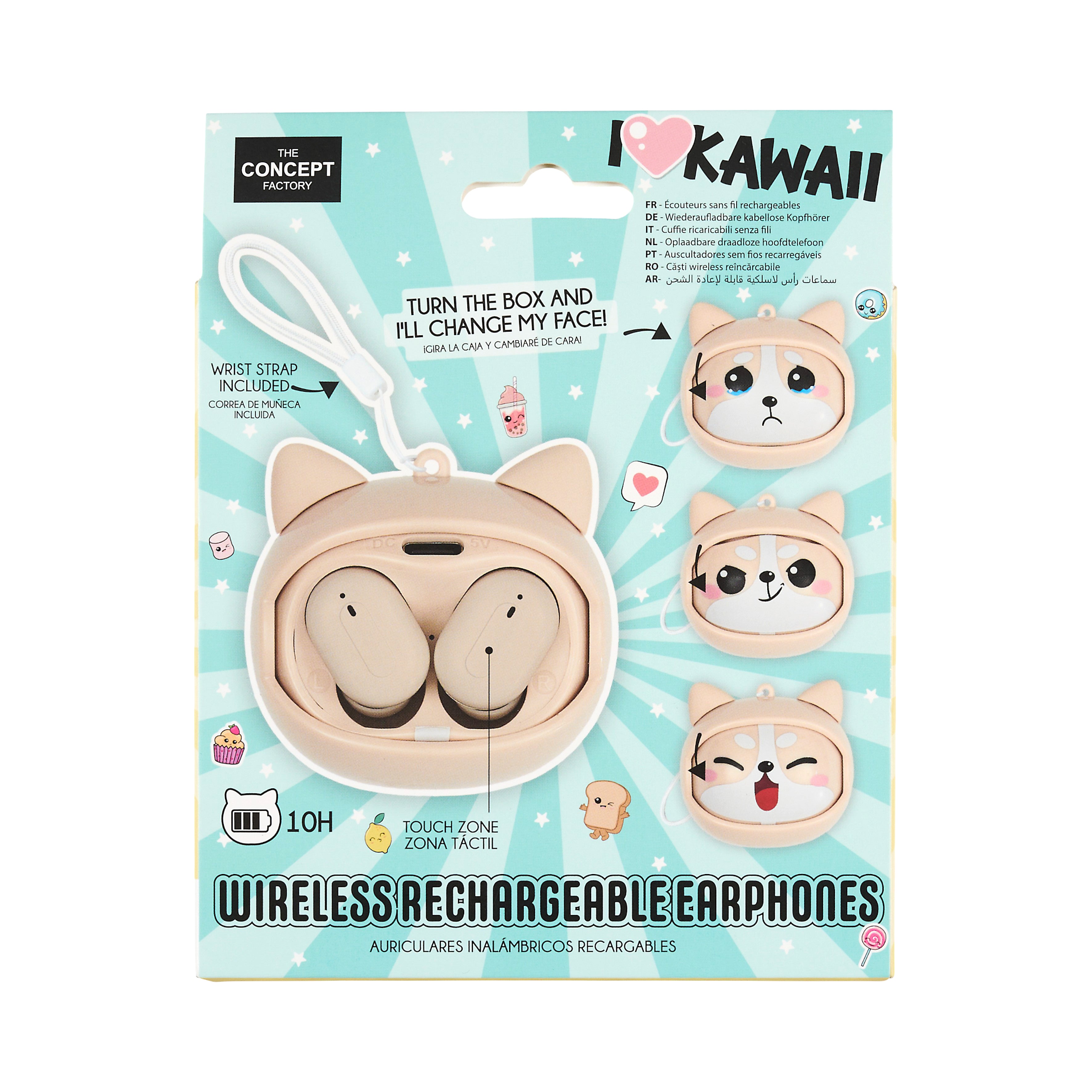 ECOUTEUR SANS FILS MULTIFACE KAWAII