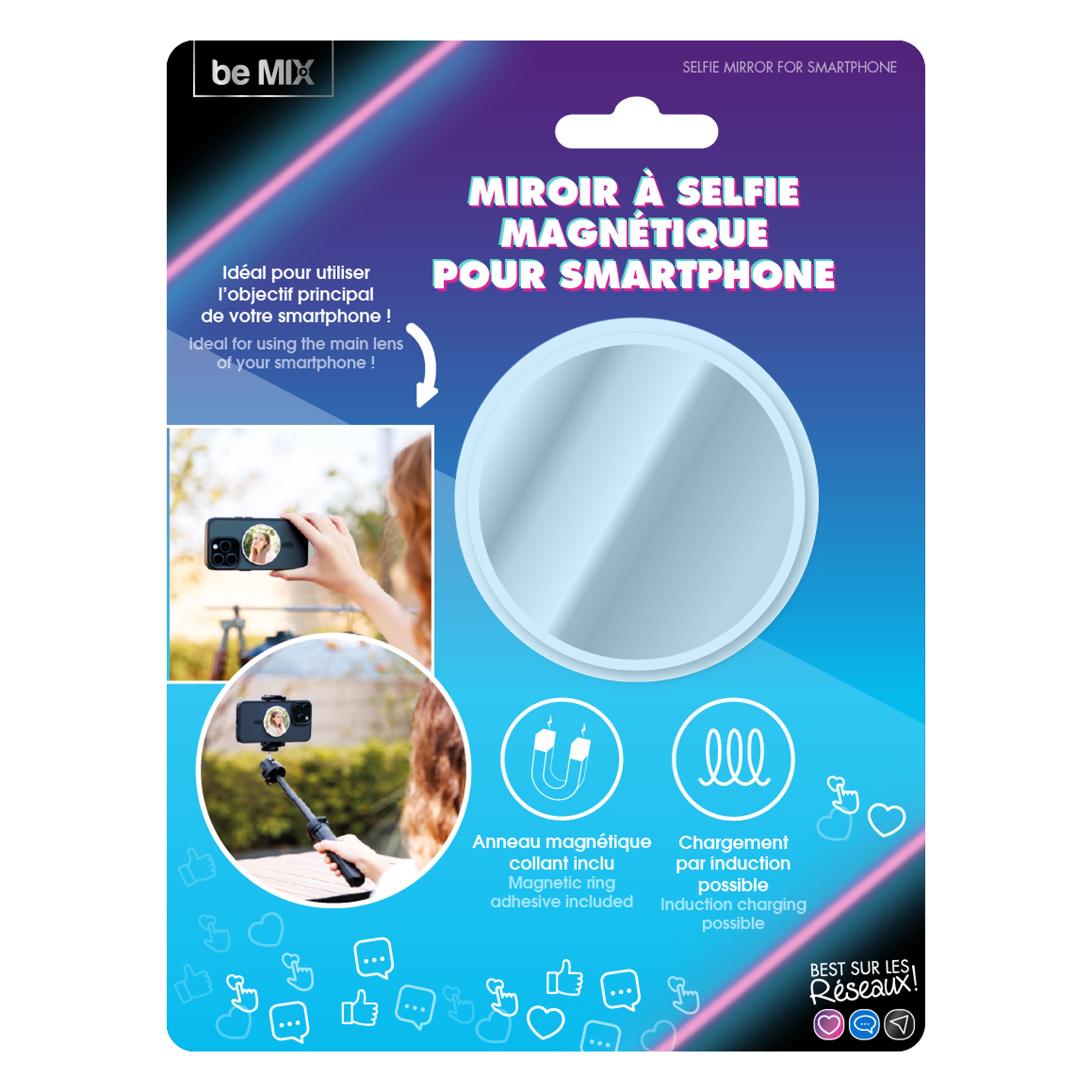 MIROIR MAGNETIQUE POUR SMARTPHONE