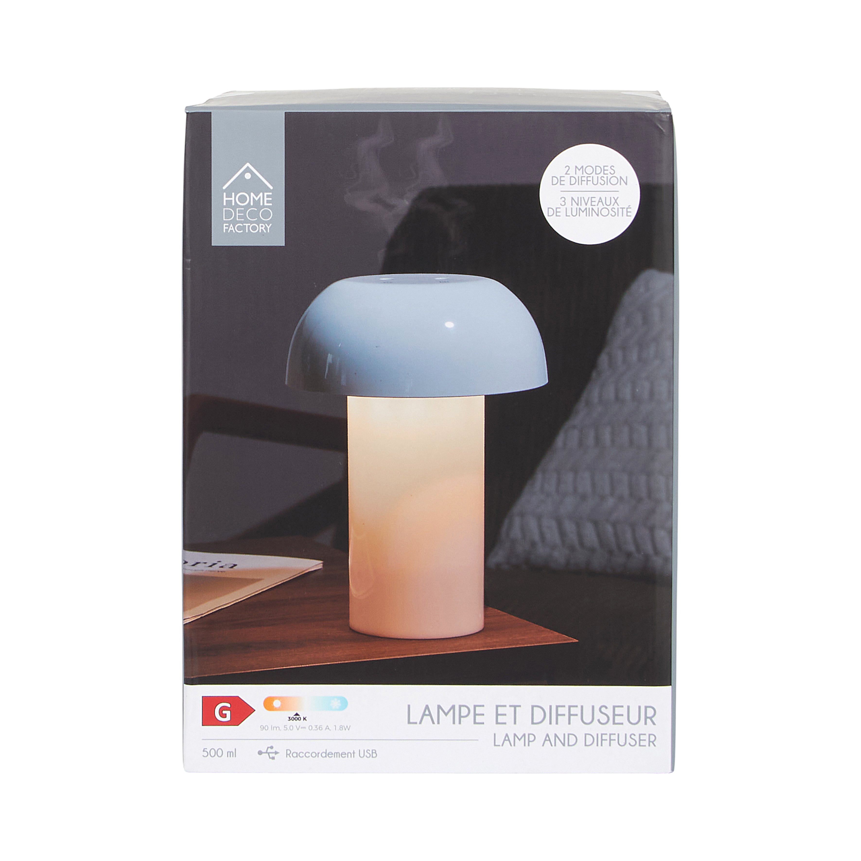LAMPE ET DIFFUSEUR CHAMPIGNON BLANC