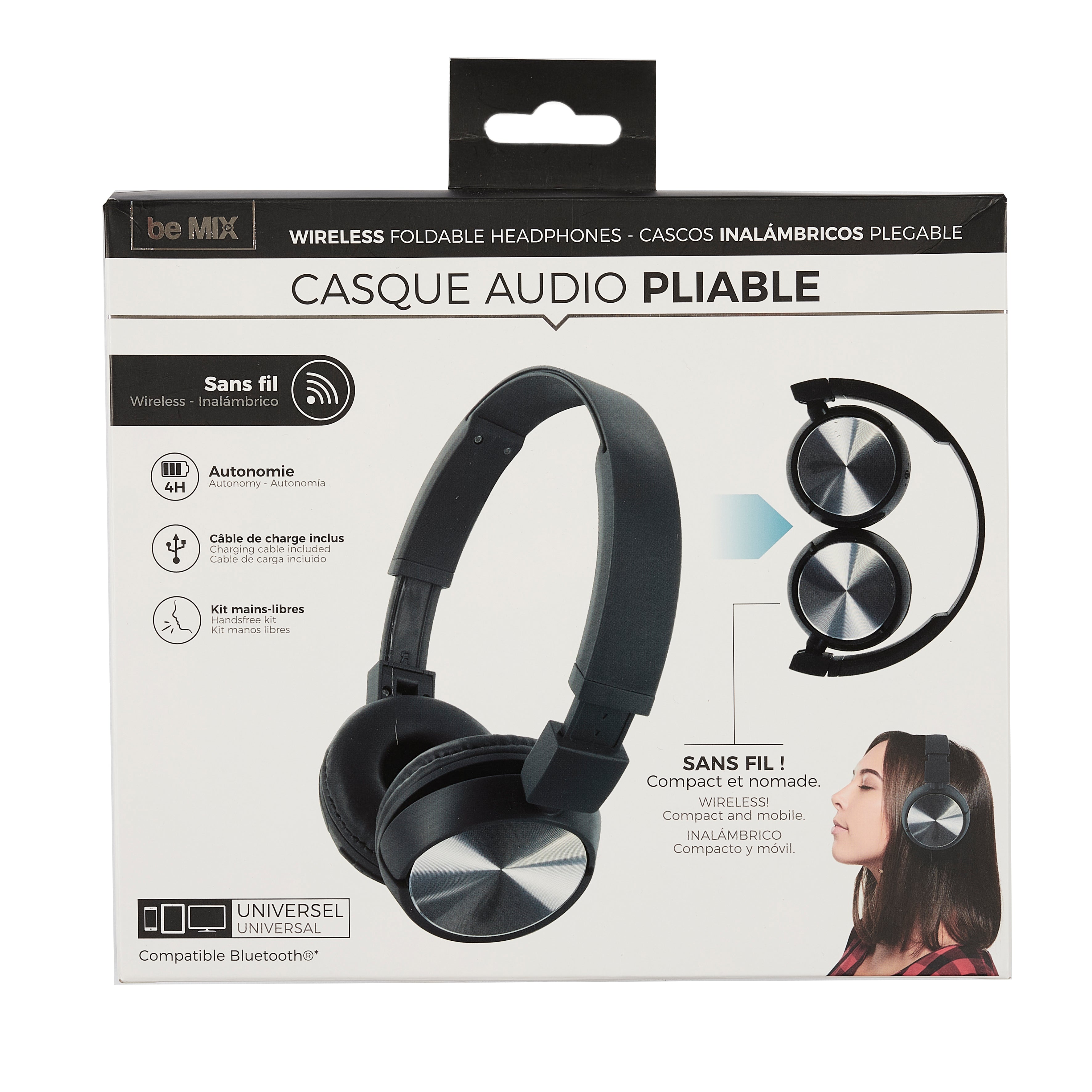 CASQUE BLUETOOTH PLIABLE