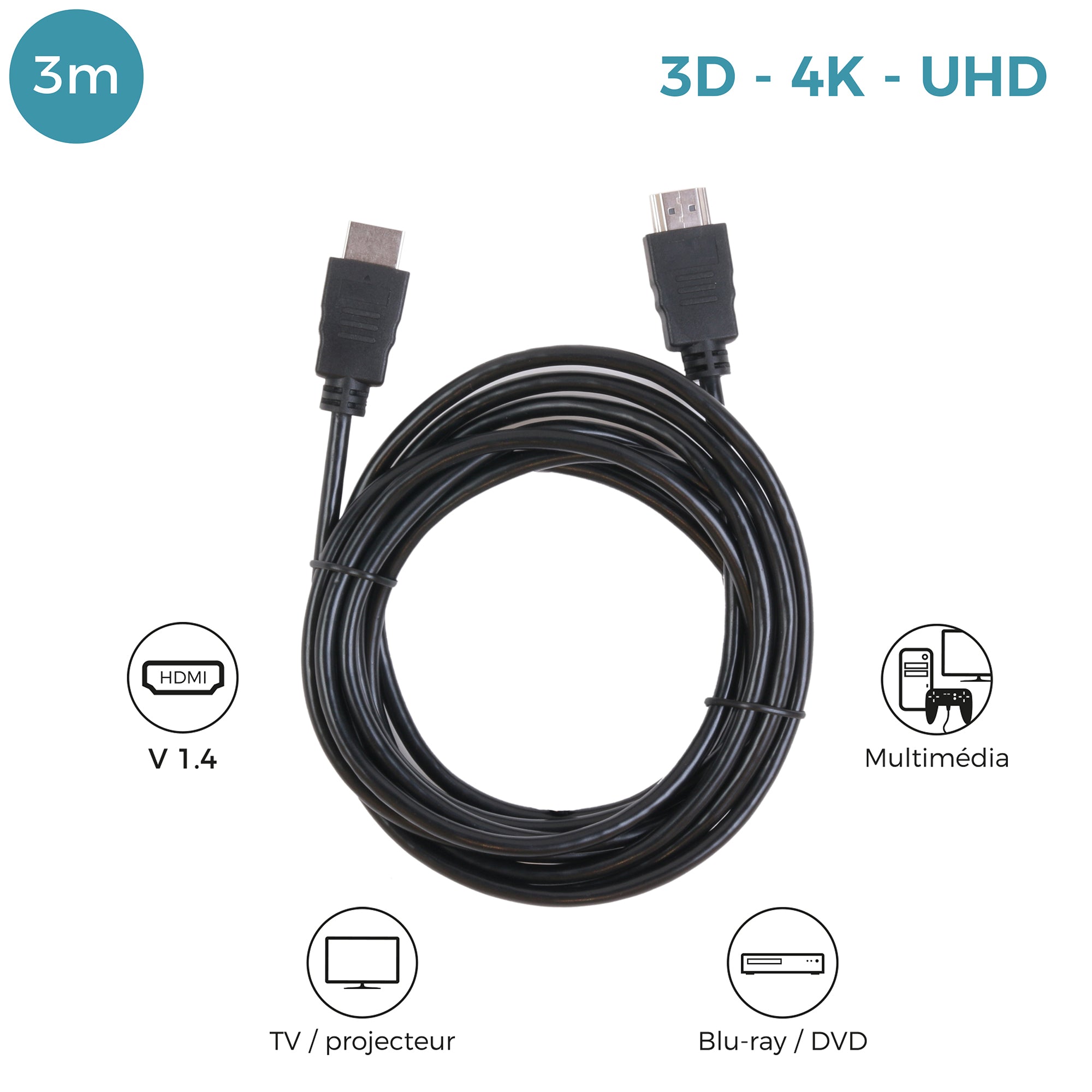 CABLE HDMI 3M
