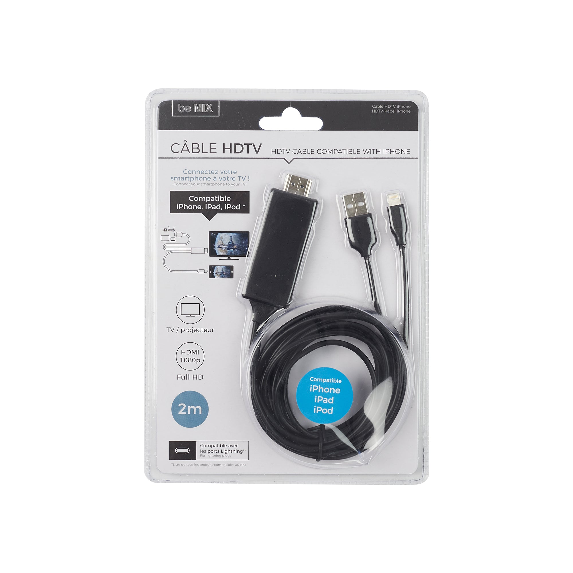 CABLE HDTV 2M IPHONE