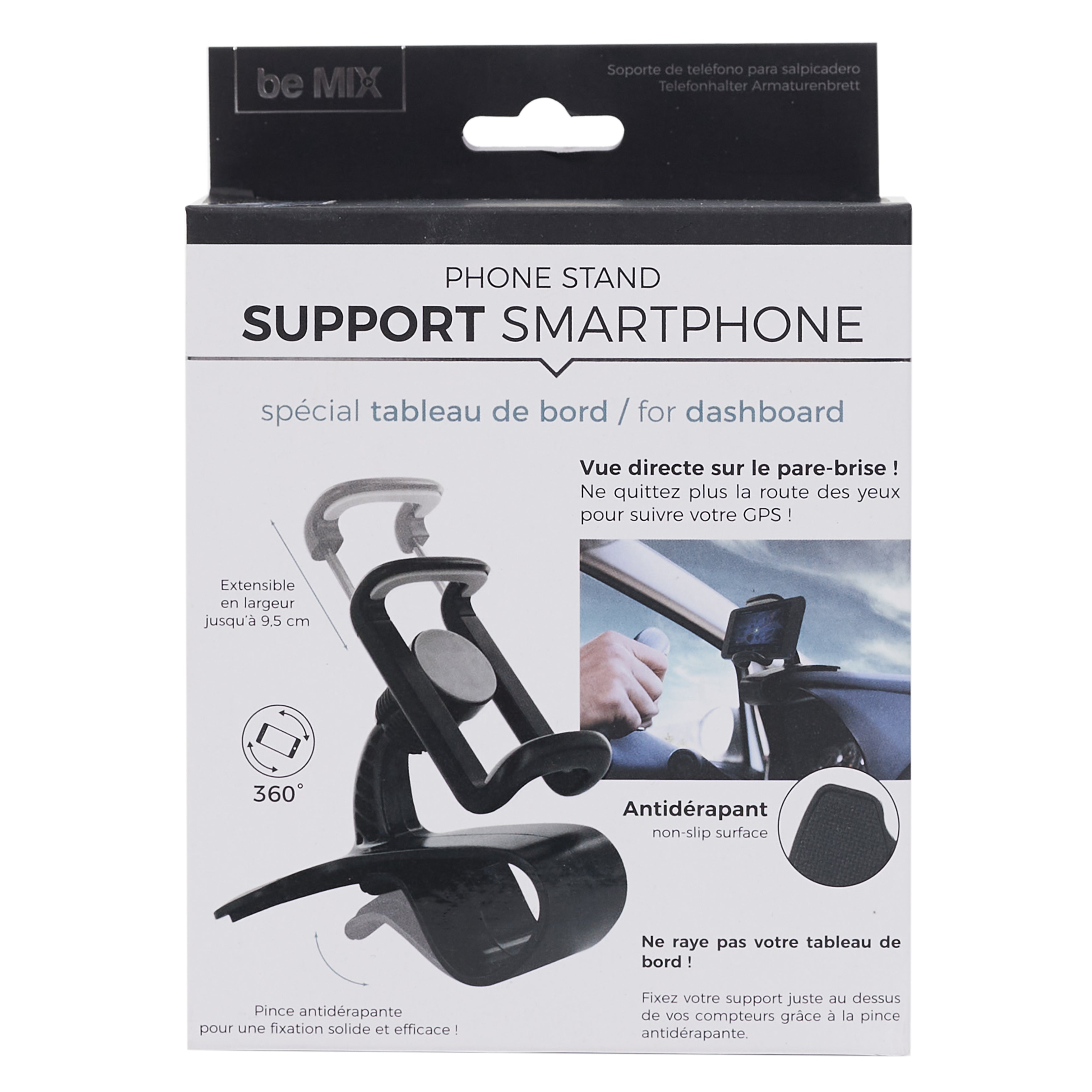 SUPPORT TELEPHONE TABLEAU DE BORD