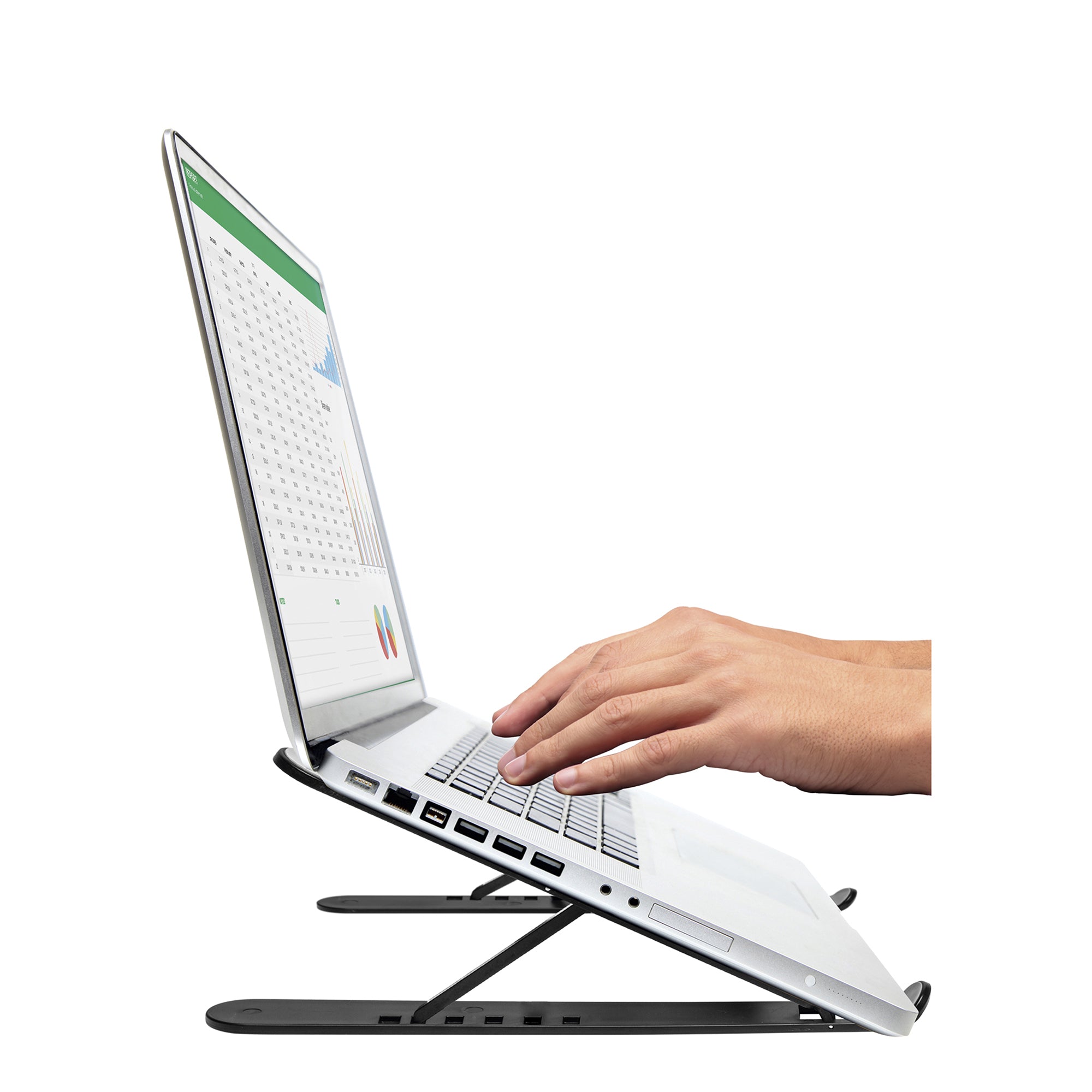 SUPPORT ORDINATEUR PORTABLE REGLABLE