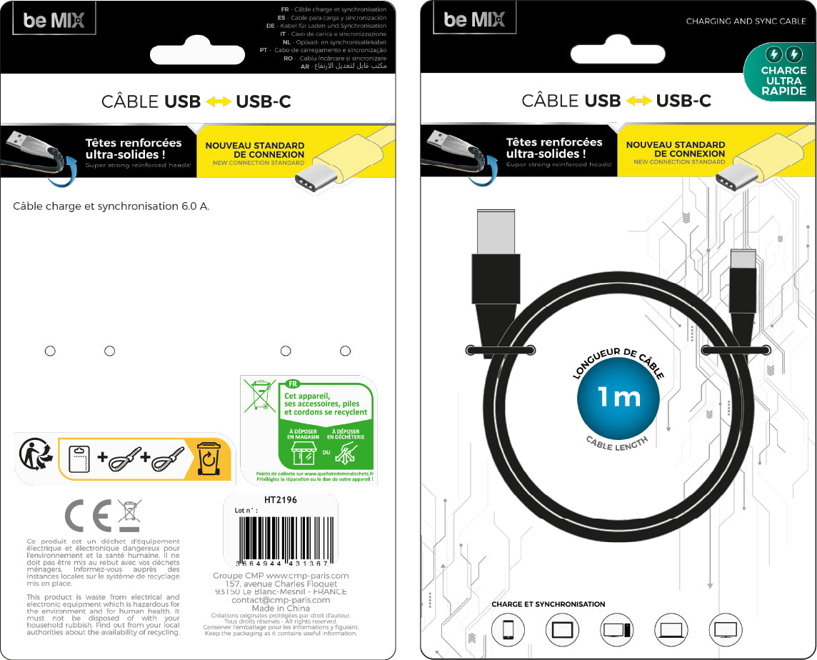 CABLE 6A TYPE C
