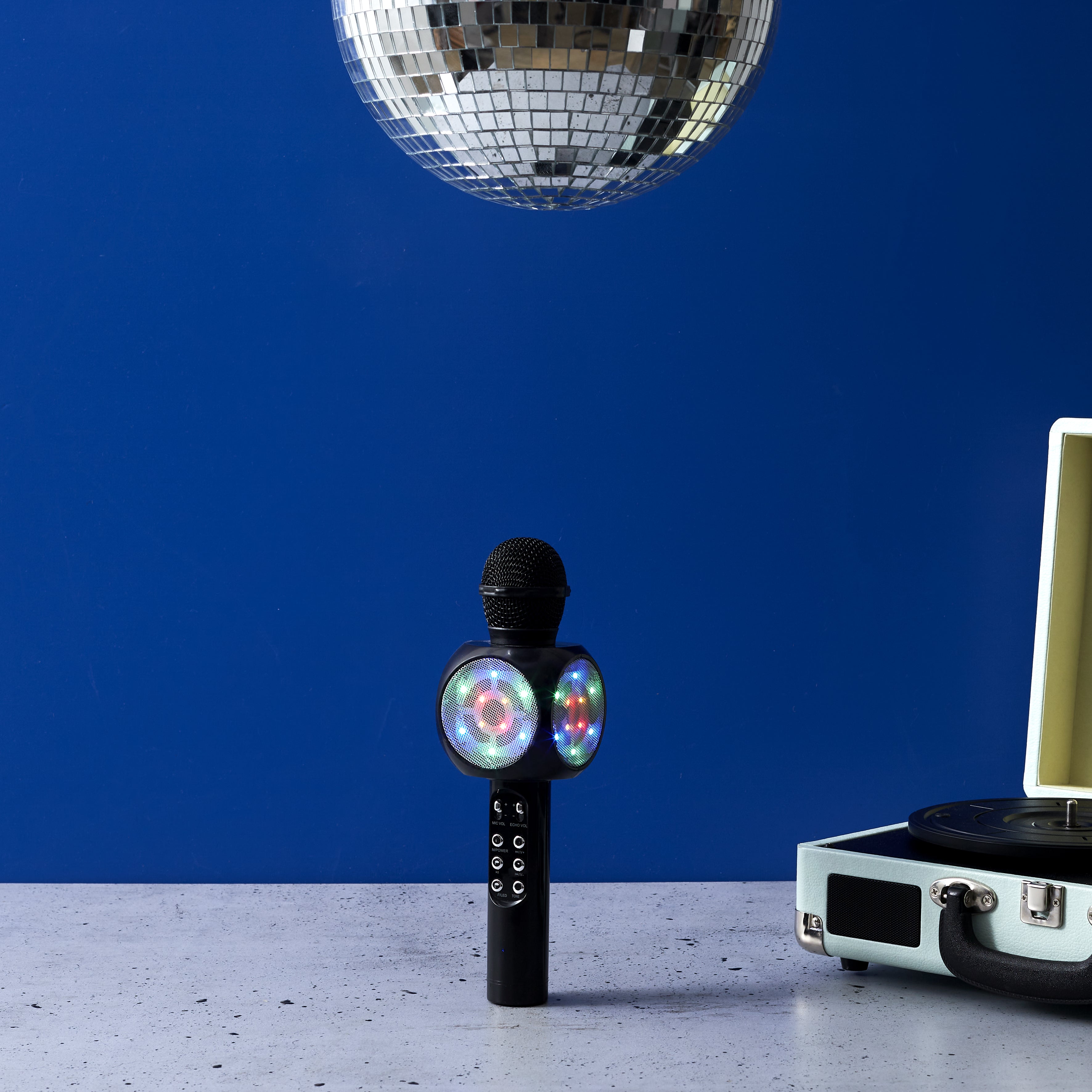 MICRO KARAOKE LED ET LAMPE DISCO USB 3W