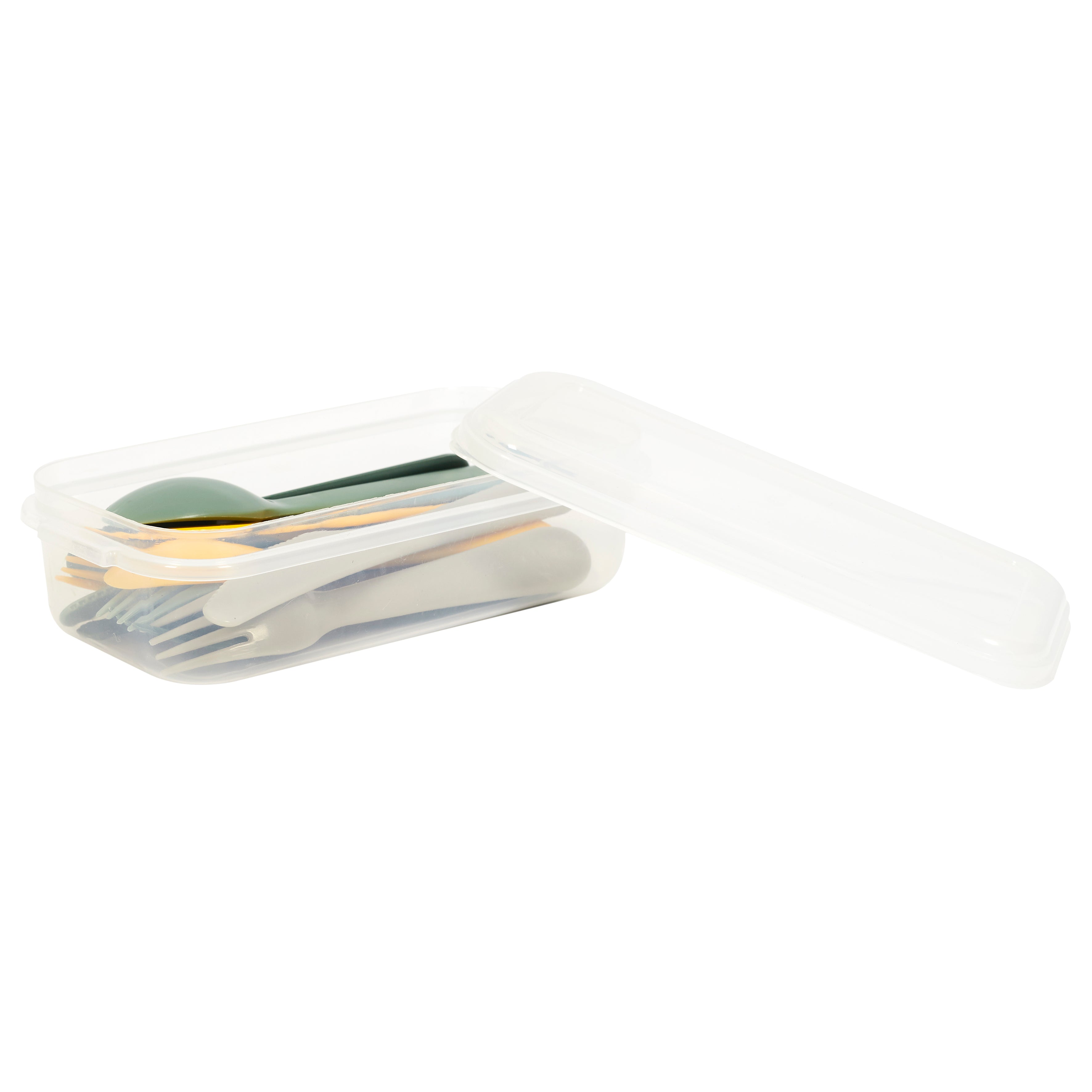 SET DE COUVERTS EN PLASTIQUE X12 AVEC BOITE