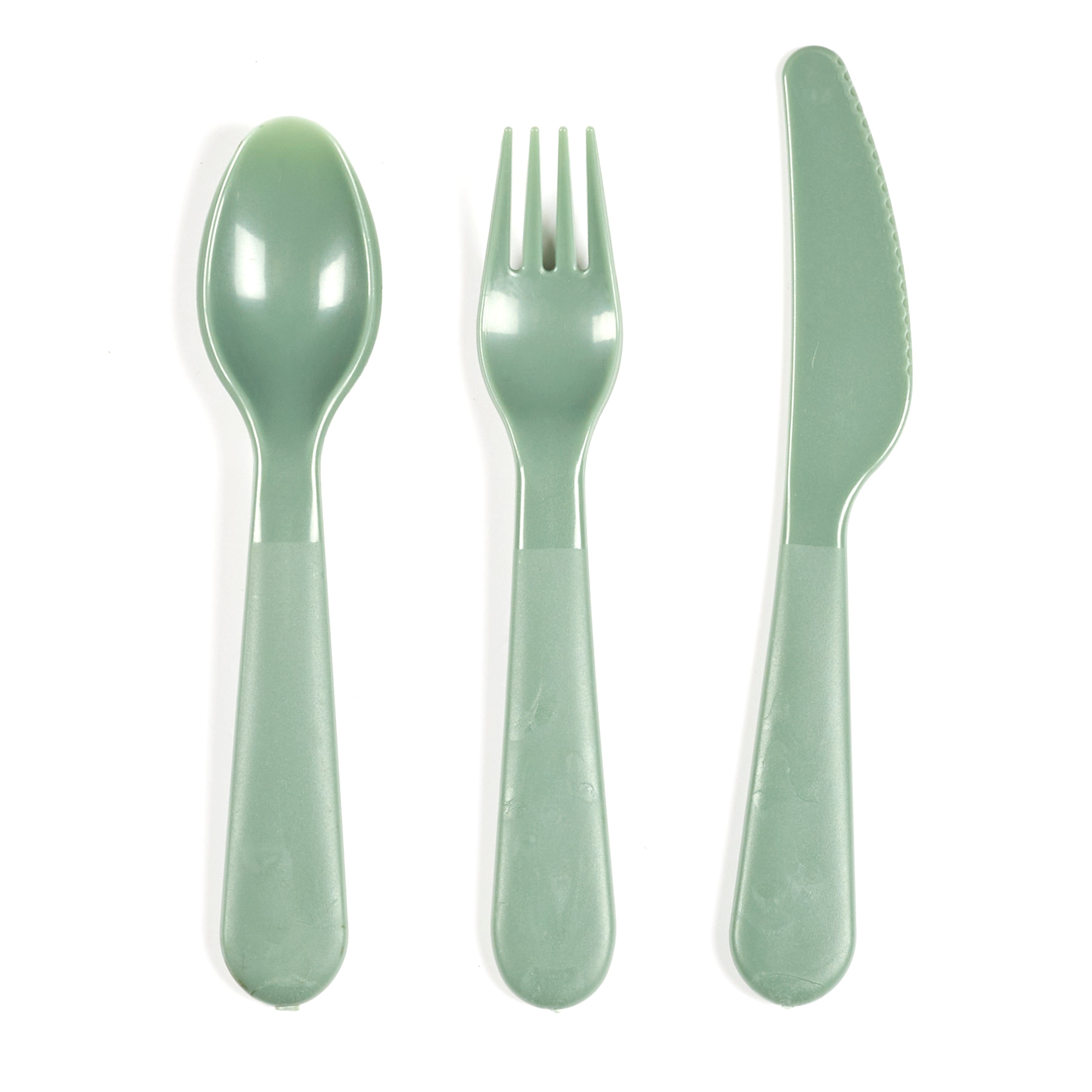 SET DE COUVERTS EN PLASTIQUE X12 AVEC BOITE