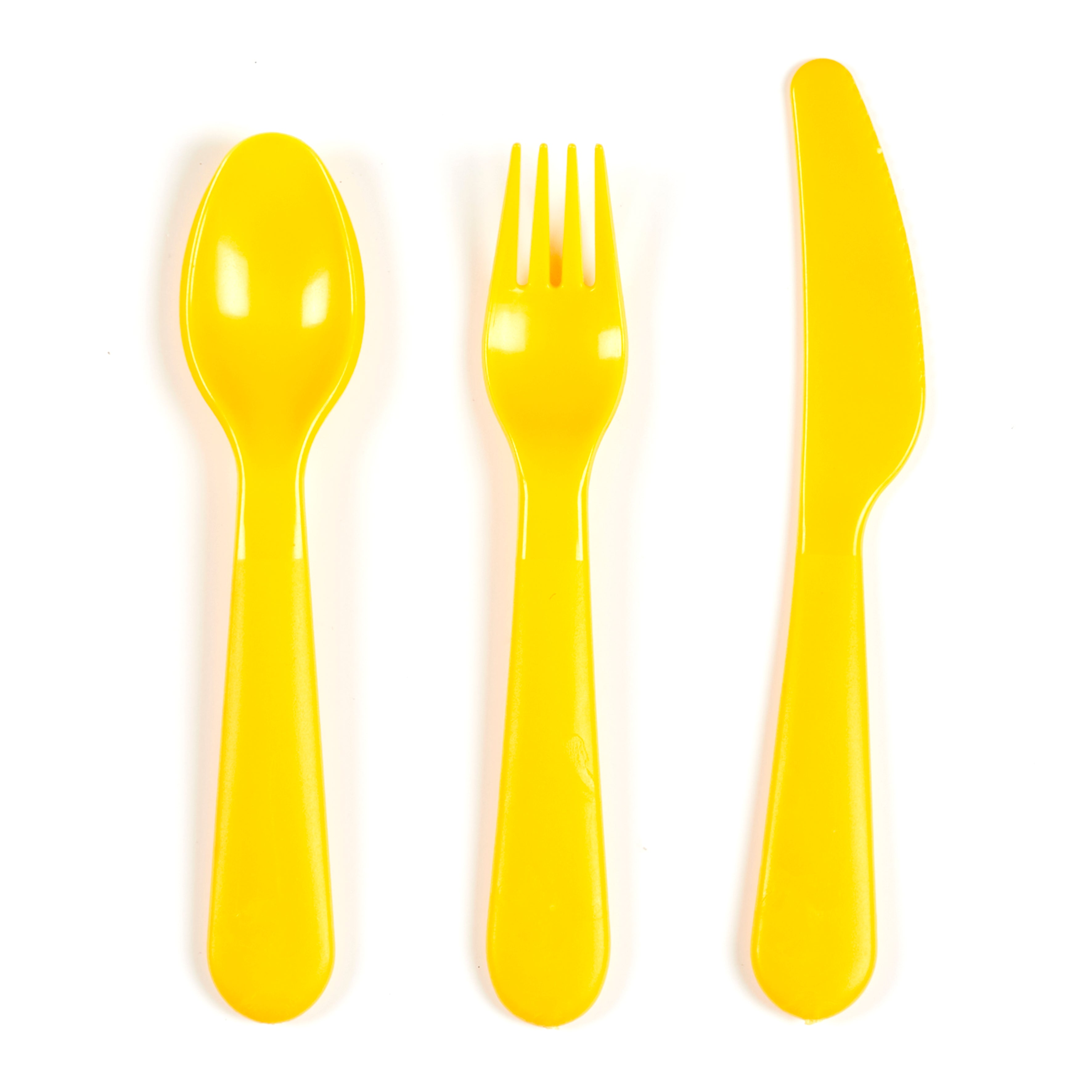 SET DE COUVERTS EN PLASTIQUE X12 AVEC BOITE