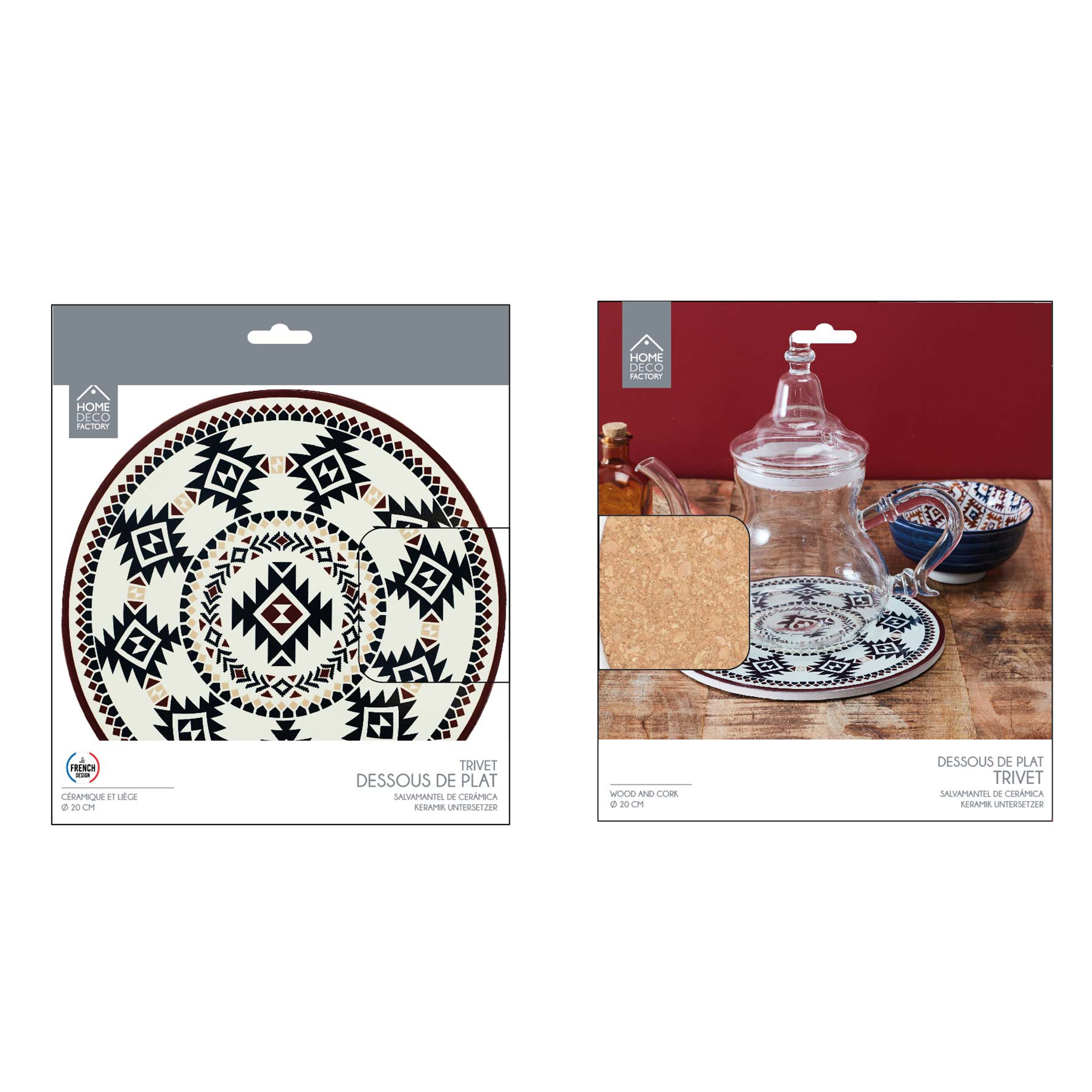 DESSOUS DE PLAT CERAMIQUE COLLECTION ORIGINE