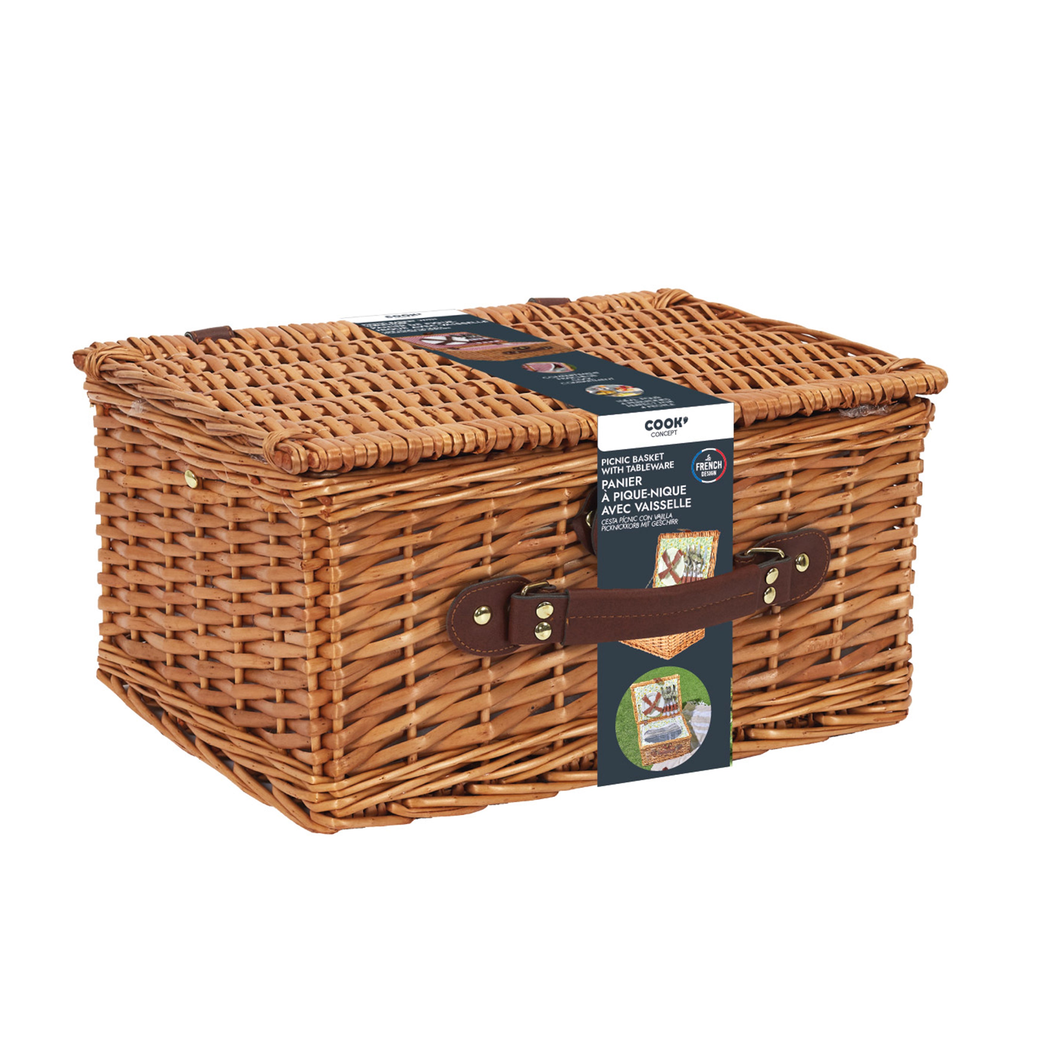 PANIER DE PIQUE NIQUE 4 PERSONNES