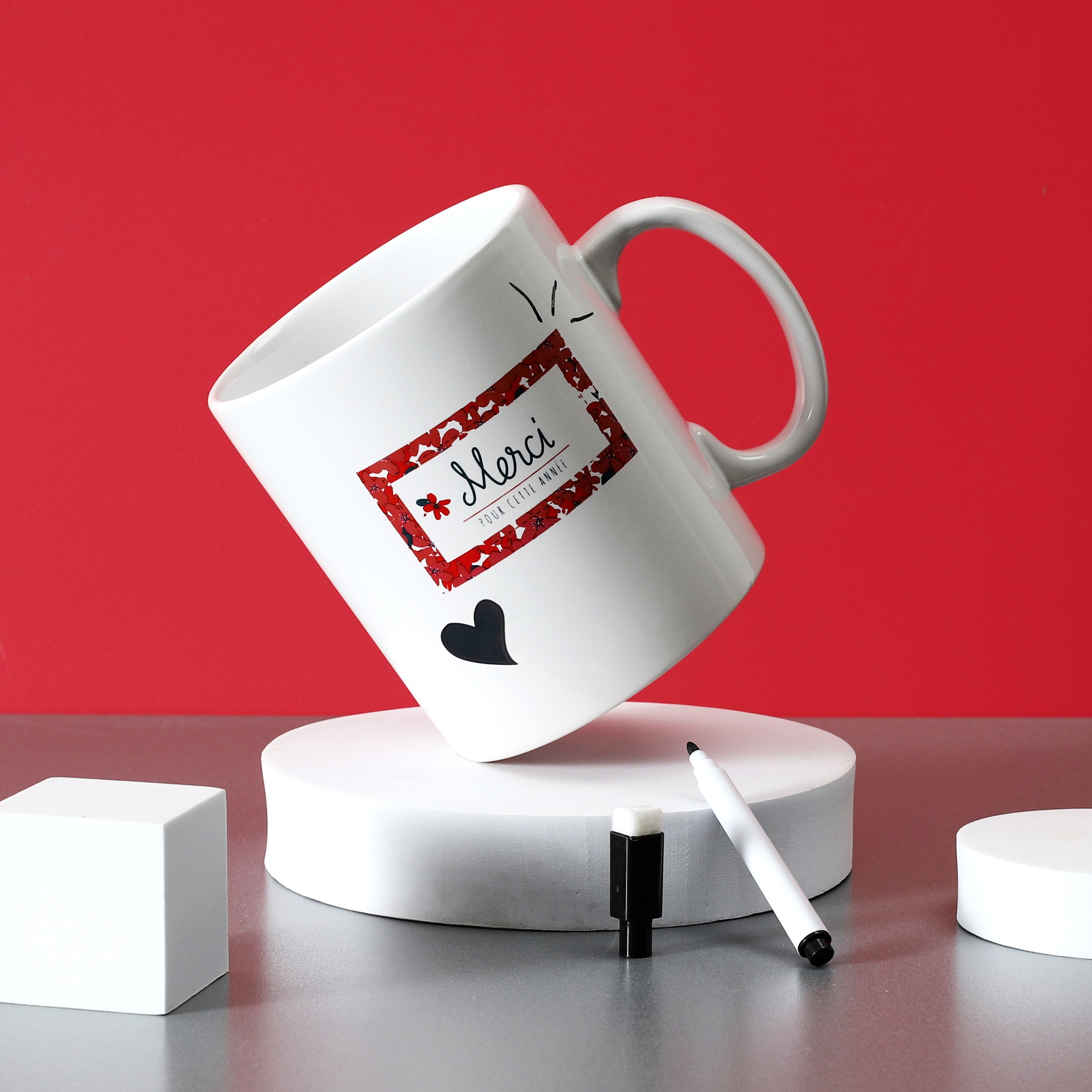 MUG XXL MERCI POUR CETTE ANNEE ET STYLO 80CL