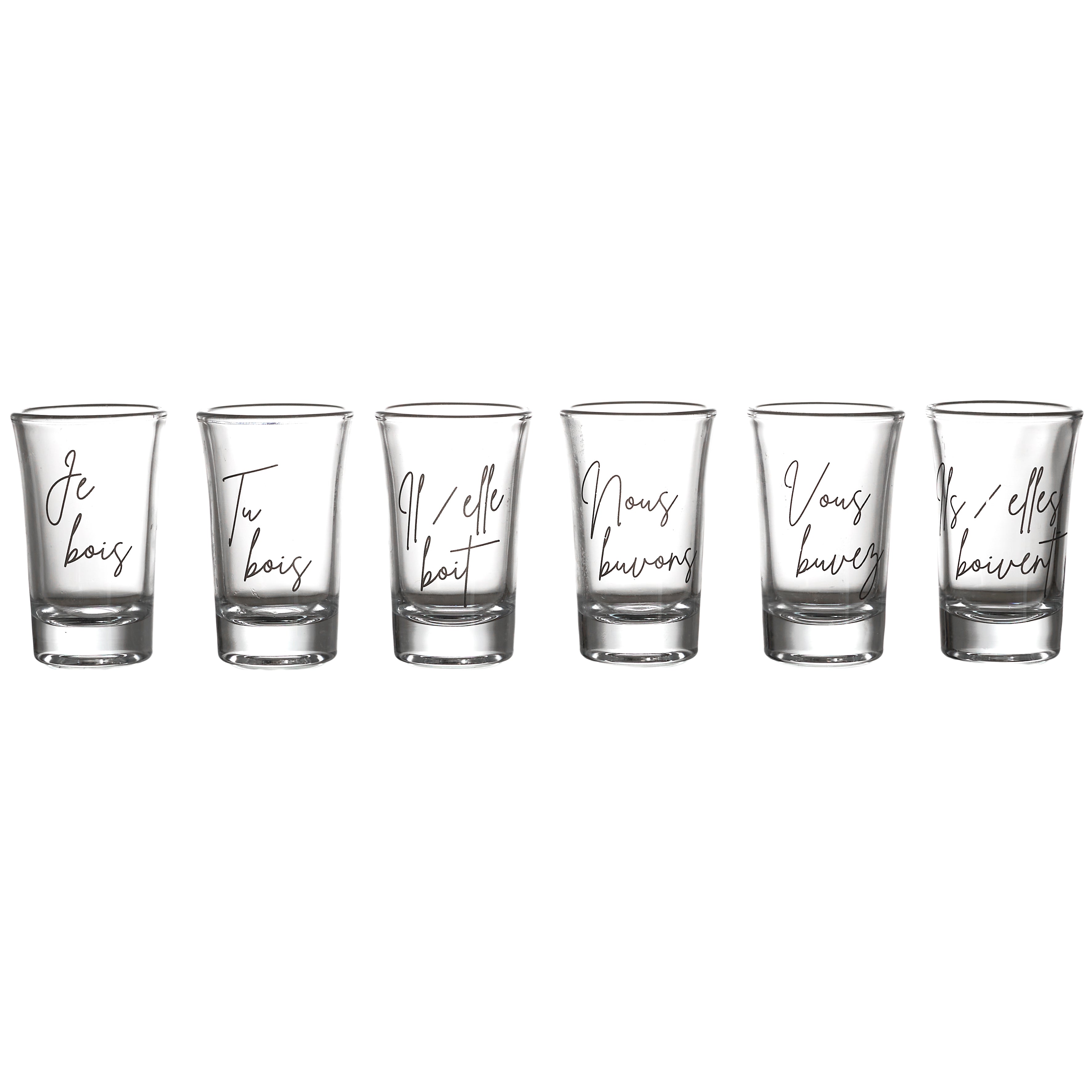 VERRE A SHOT X6