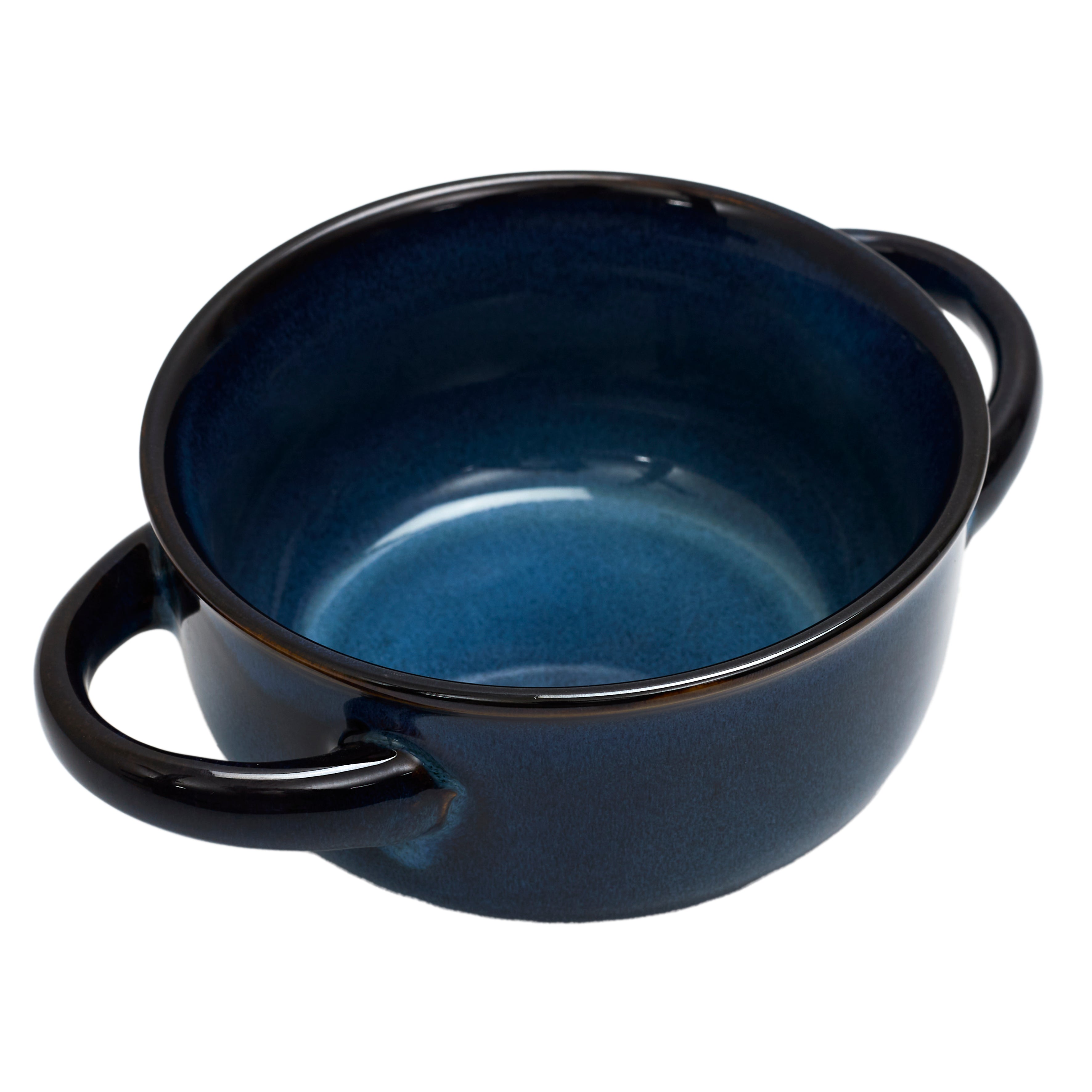 BOL A SOUPE GRES DU TEMPS BLEU - LOT DE 6
