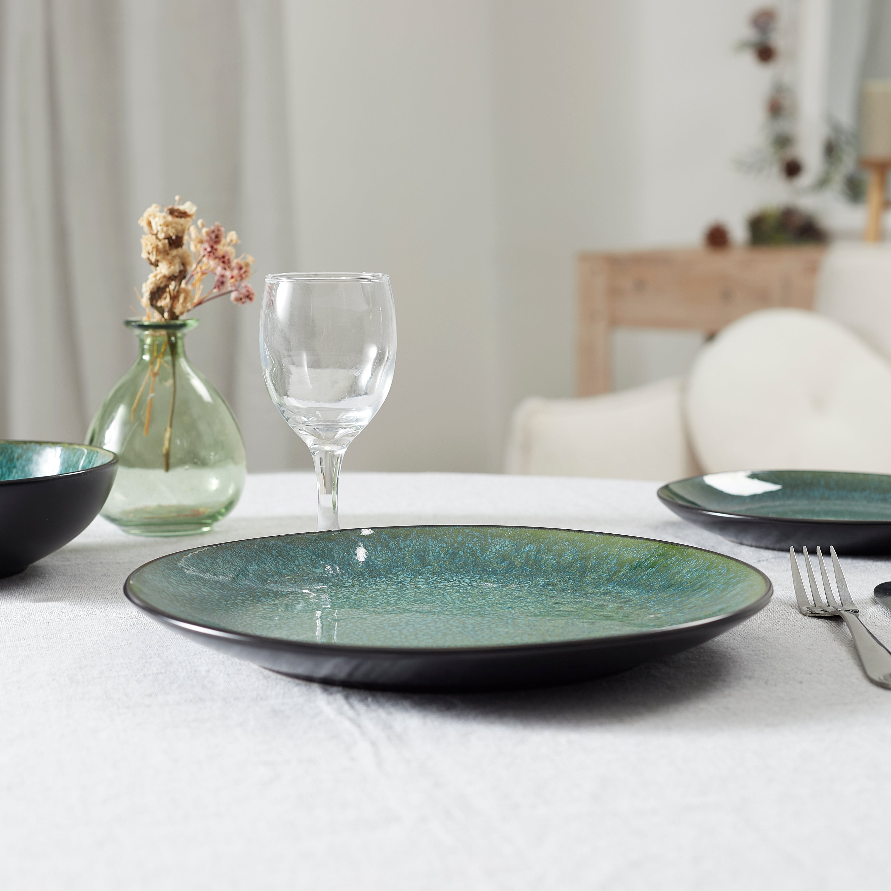 ASSIETTE ELIA D27CM - LOT DE 6